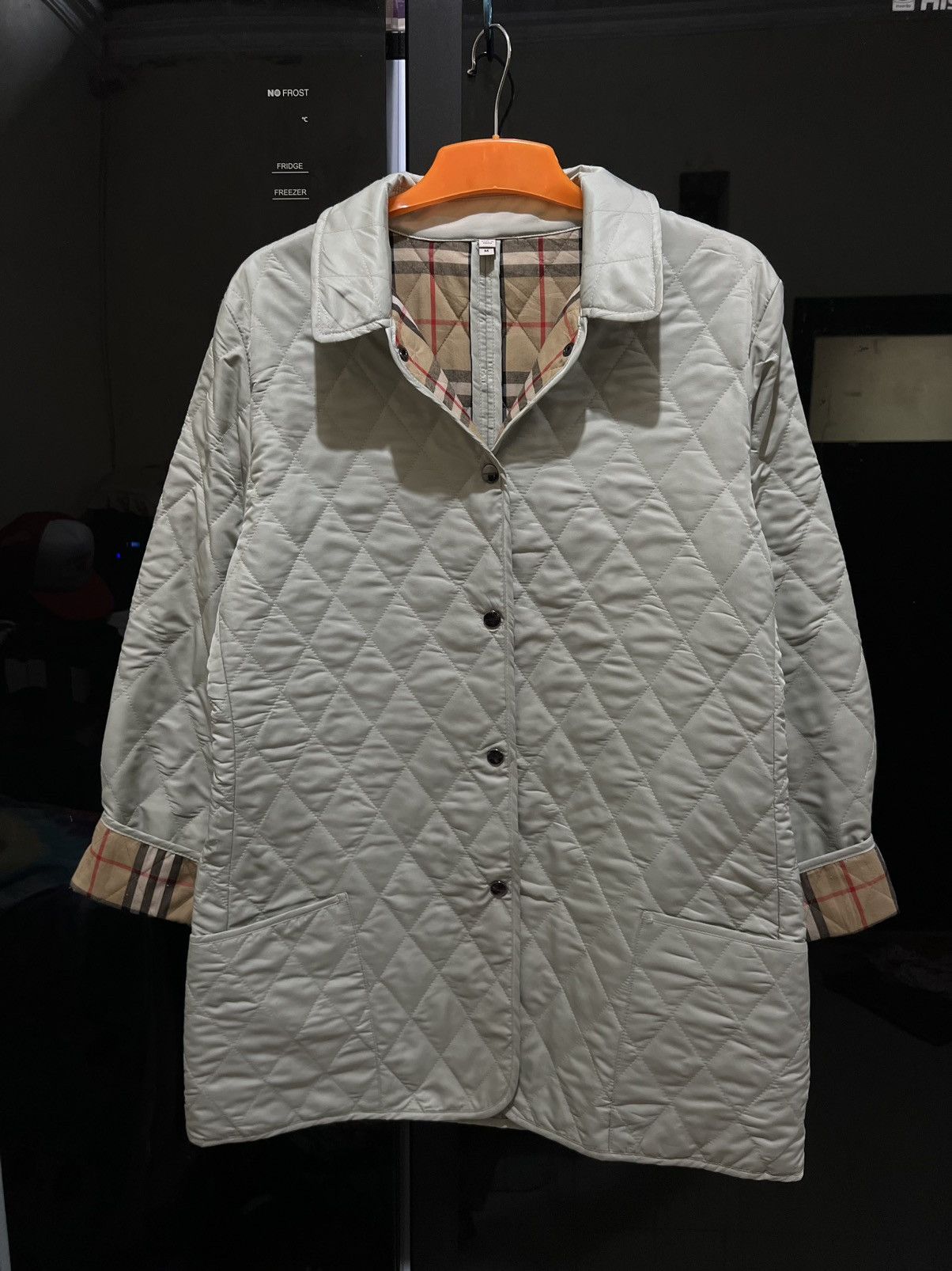 Burberry Burberry Quilted Jacket Coat Blazer Nova Check Lined Sage M Size M / US 6-8 / IT 42-44 - 3 Thumbnail