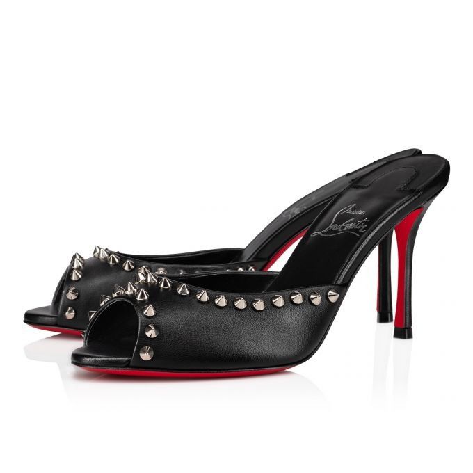 Christian Louboutin o1s1wg110924 Me Dolly Spike Heeled in Black Size US 8 / IT 38 - 1 Thumbnail