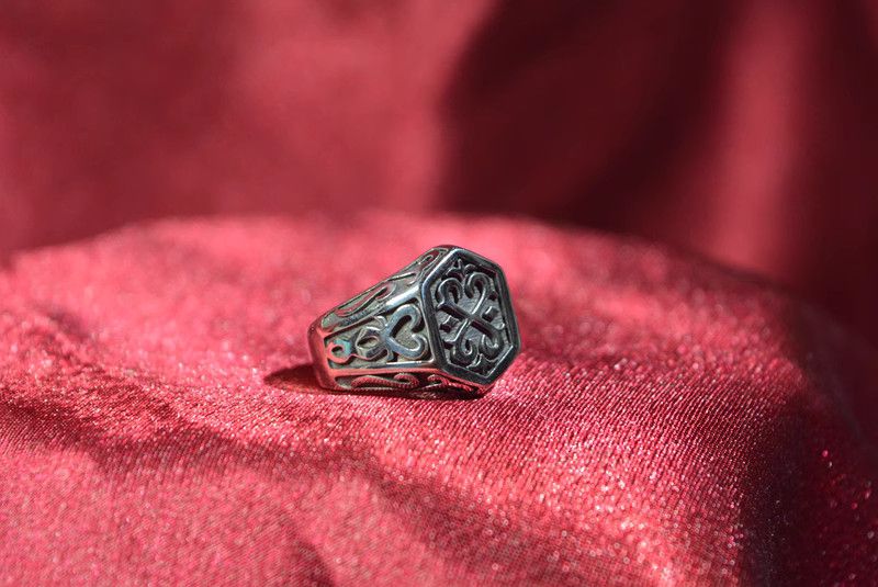 Jewelry New Trend Jewelry Rings Open Size Chrome Ring (Size 7-13) Size ONE SIZE - 5 Thumbnail