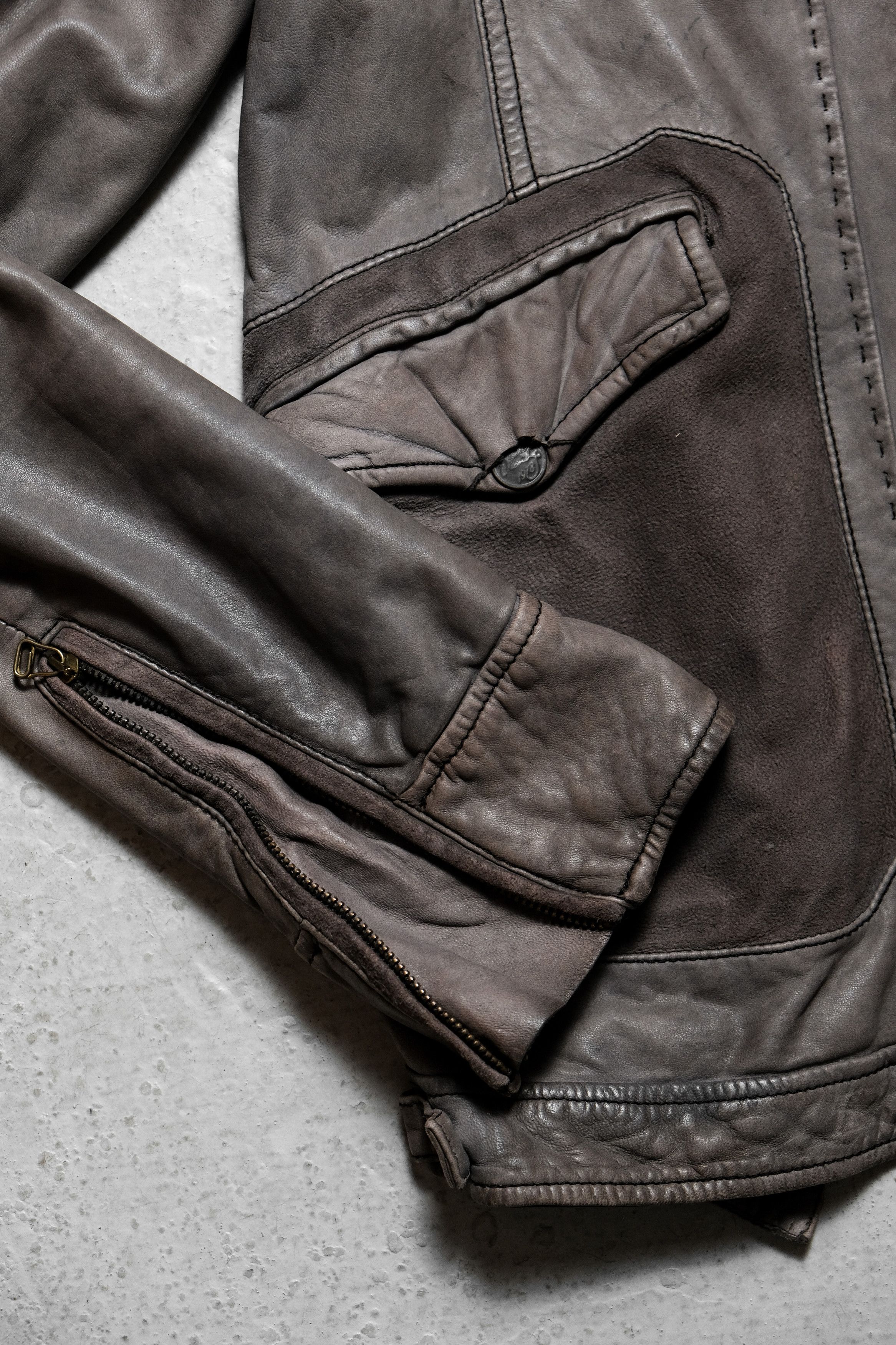 Diesel DIESEL Leather Rider Jacket Size US S / EU 44-46 / 1 - 6 Thumbnail