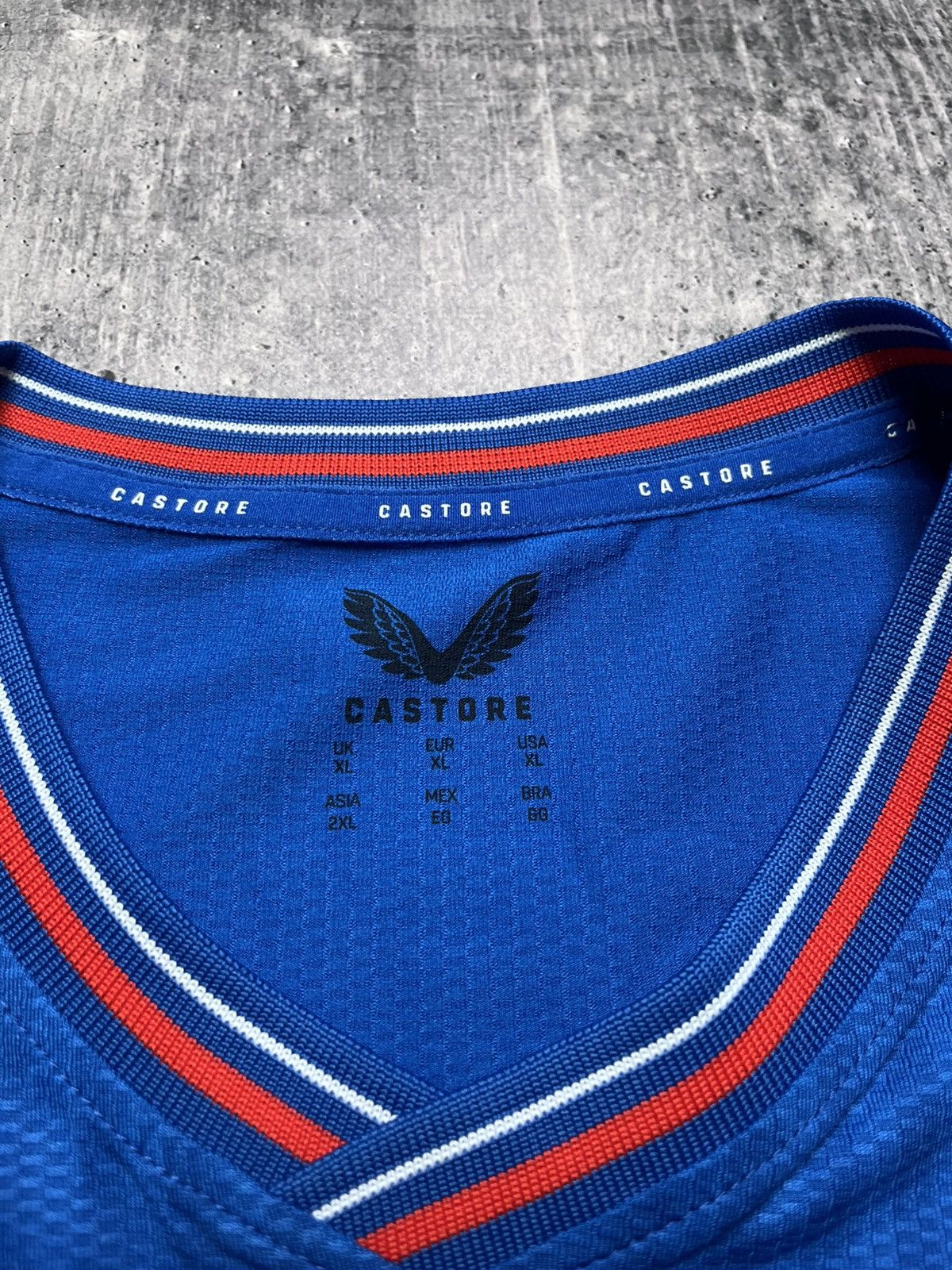 Castore Castore Rangers FC 2023 2024 Home Soccer Jersey Size XL Size US XL / EU 56 / 4 - 8 Thumbnail