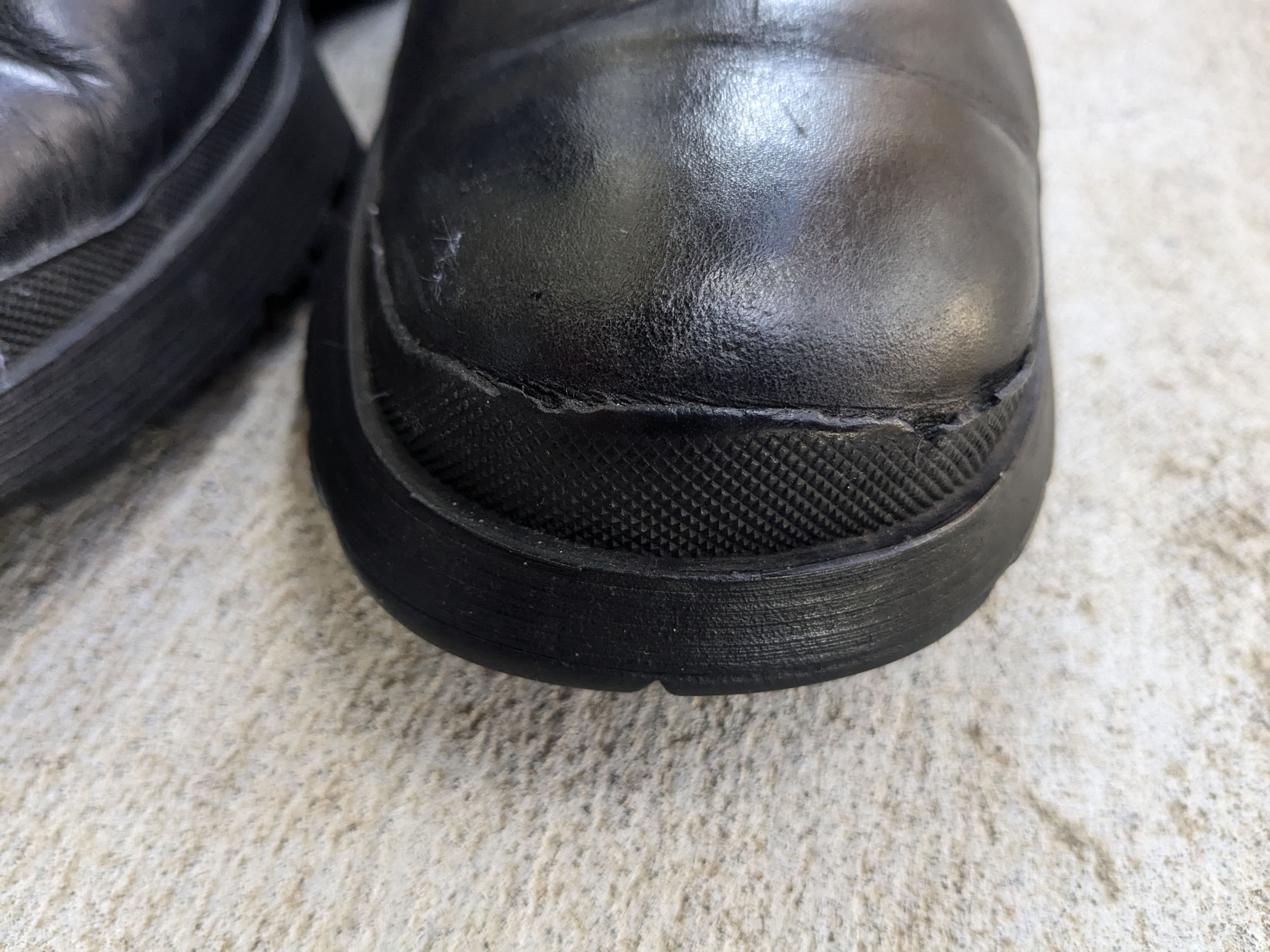 Prada Prada Chelsea Boots Black 10 Leather Chunky Rubber Platform Size US 10 / EU 43 - 3 Thumbnail