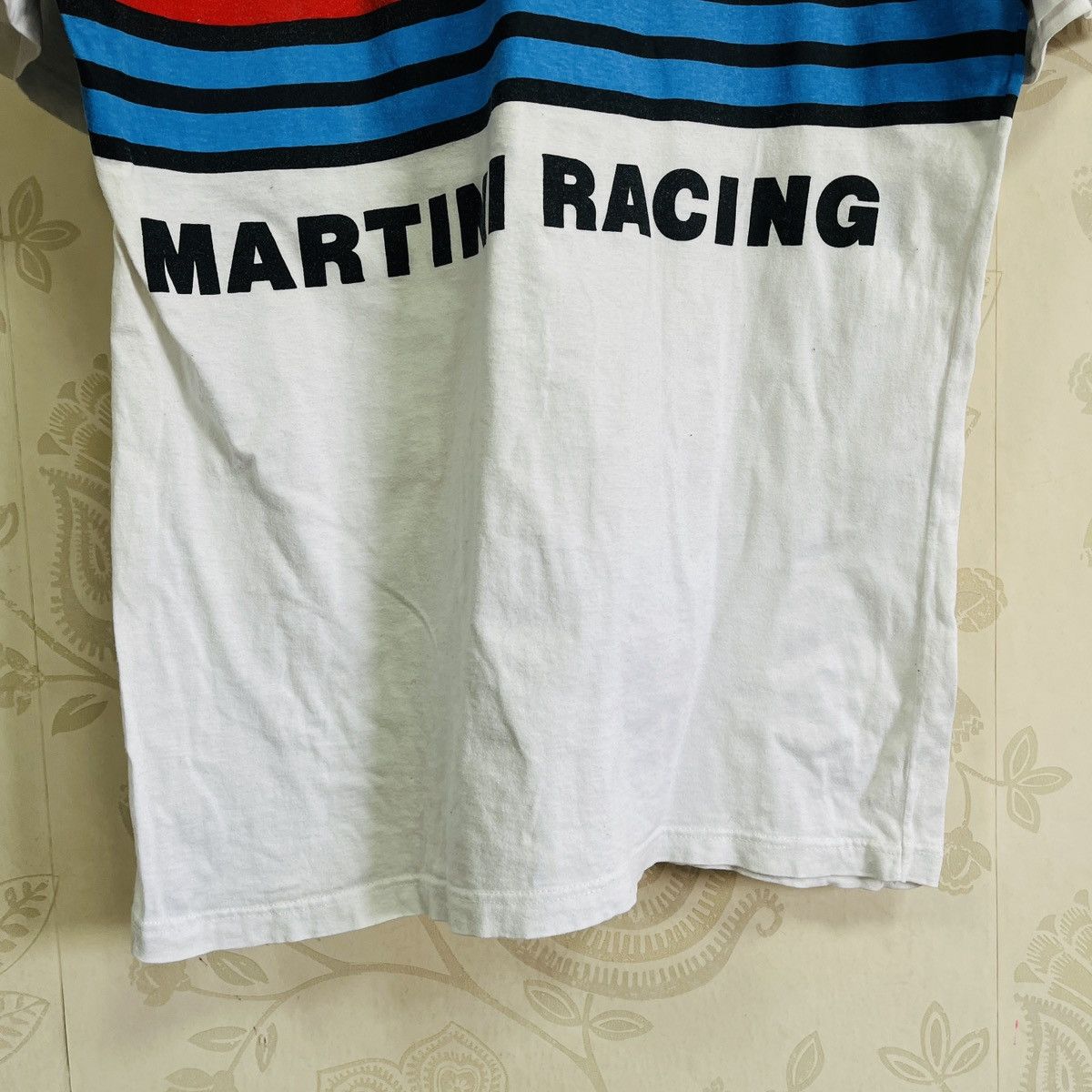 Ford × Pirelli × Vintage Vintage Ford Martini Racing Blue White TShirt Size US M / EU 48-50 / 2 - 11 Thumbnail