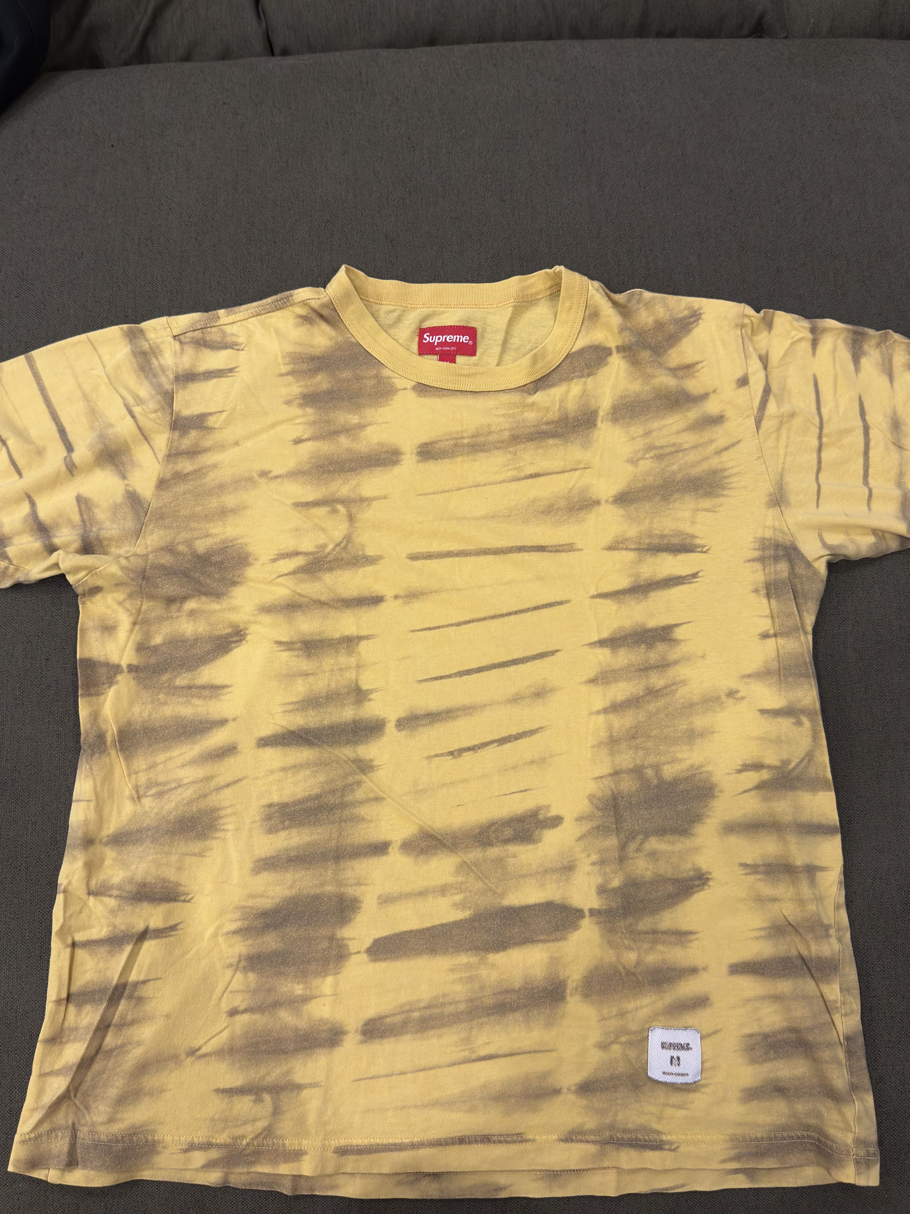 Supreme S/S Tie Dye Tee SS13 Yellow | Spring Summer 2013