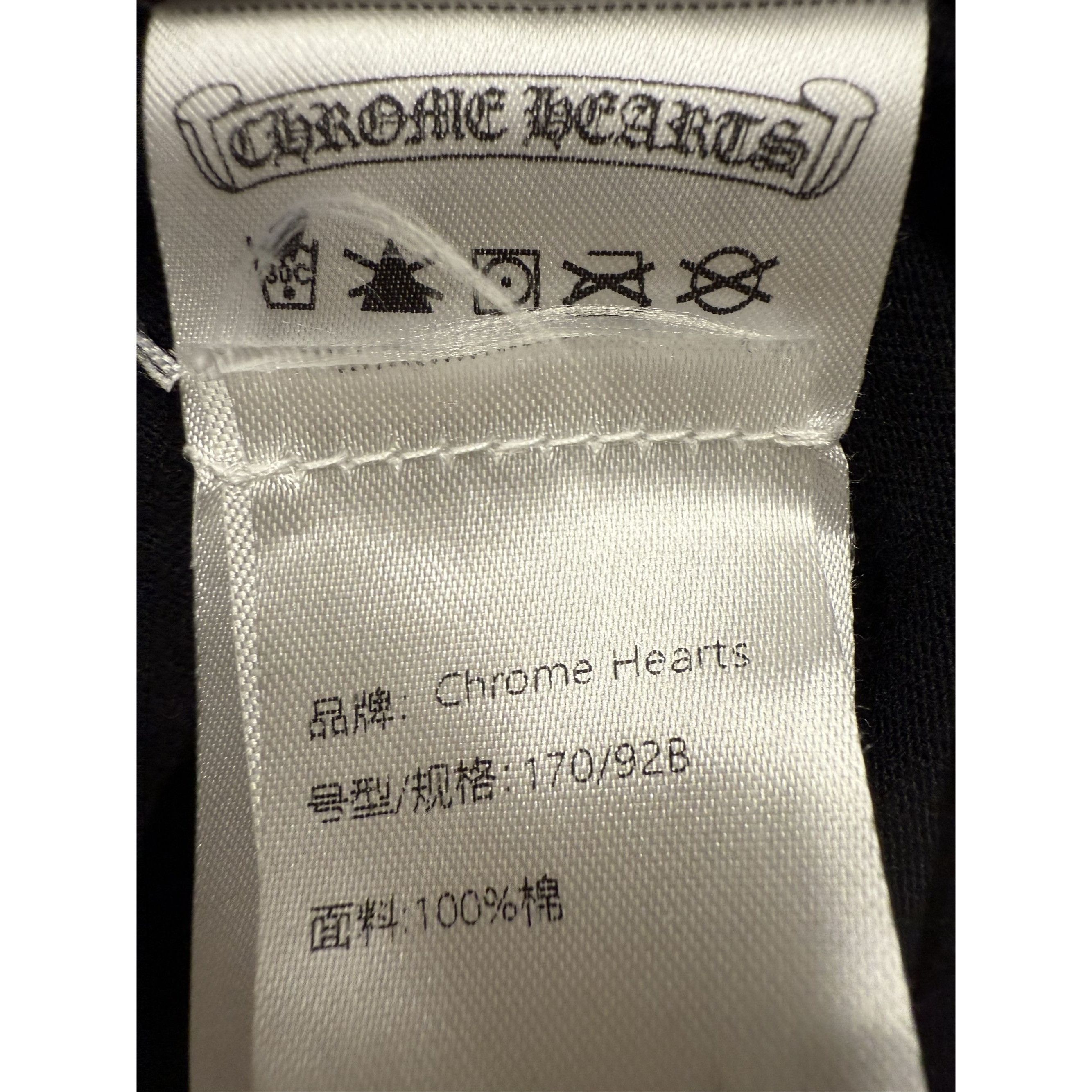 Chrome Hearts Chrome Hearts Long Sleeve Black Shirt W/ Blue Cross Graphics Size US S / EU 44-46 / 1 - 10 Thumbnail