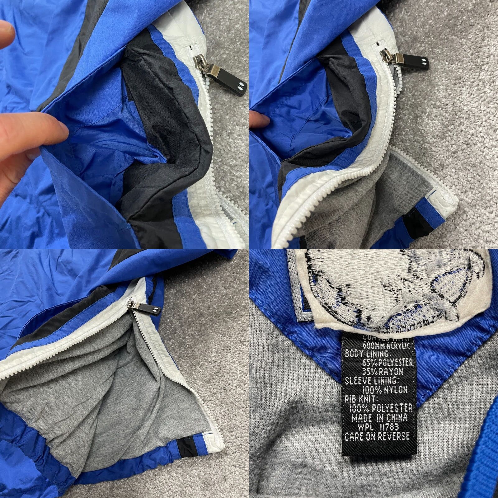 Holloway Holloway Windbreaker Jacket Mens 2XL Blue Mount Paran Christian School Pullover Size US XXL / EU 58 / 5 - 8 Thumbnail