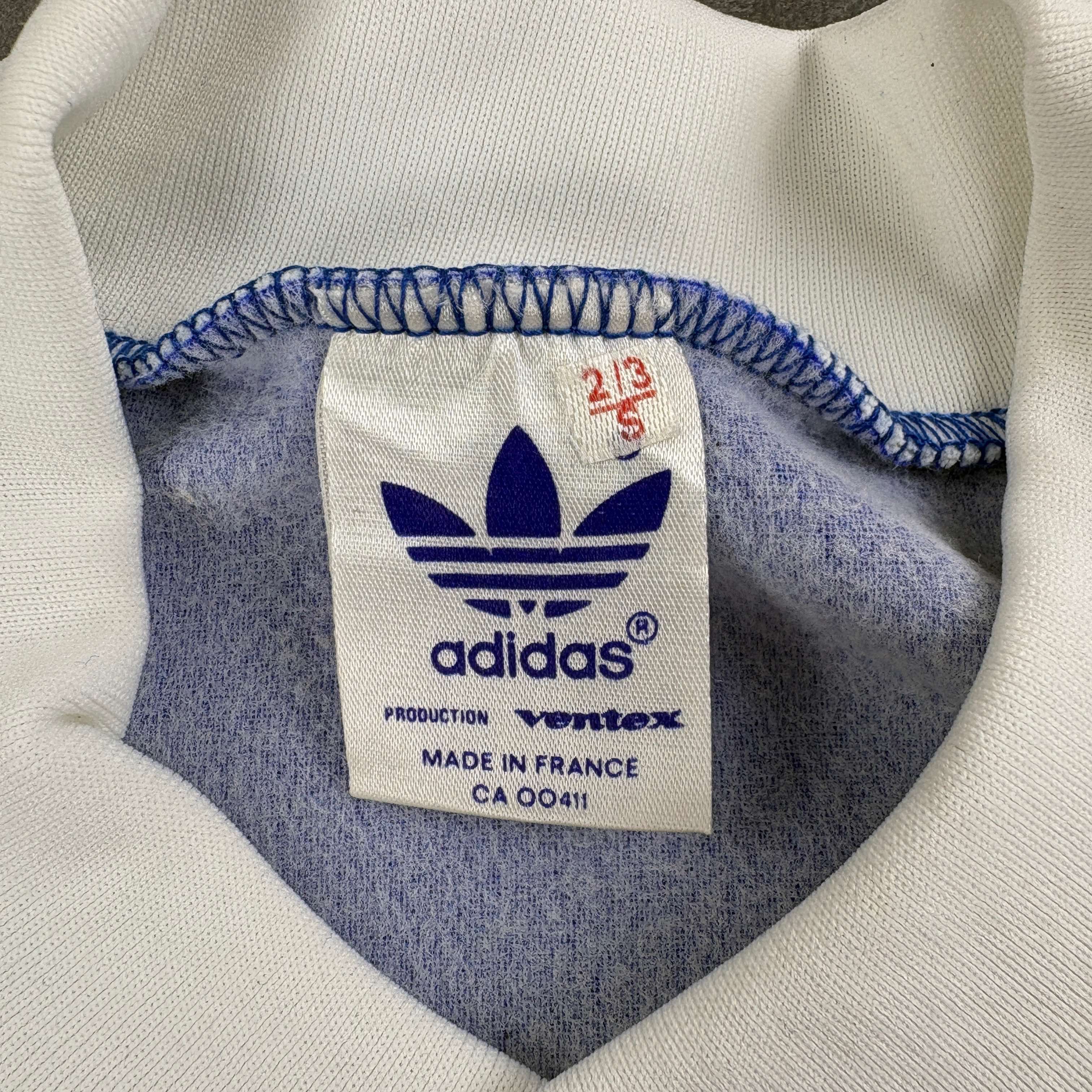 Adidas France 1978-80 Adidas home long sleeve football jersey sz S Size US S / EU 44-46 / 1 - 4 Thumbnail
