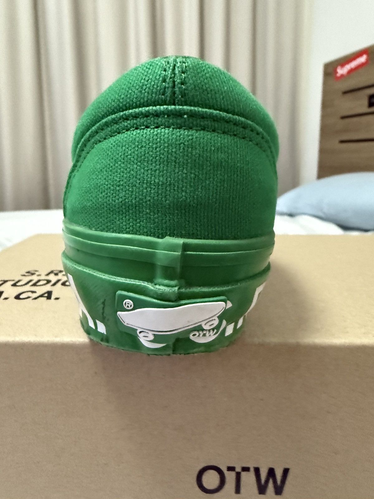 Sterling Ruby × Vans Sterling Ruby x Vans Old Skool Green Rare Limited Size US 7.5 / EU 40-41 - 9 Thumbnail