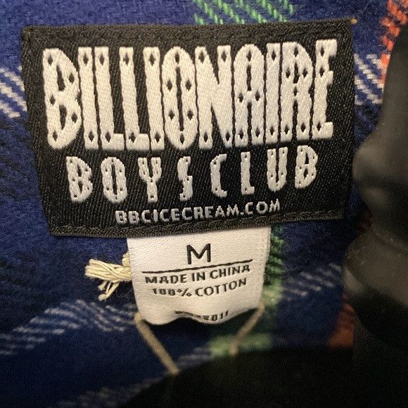 Billionaire Boys Club NWT Billionaire Boys Club Plaid Button Down Blue Shirt (M) Size US M / EU 48-50 / 2 - 2 Thumbnail