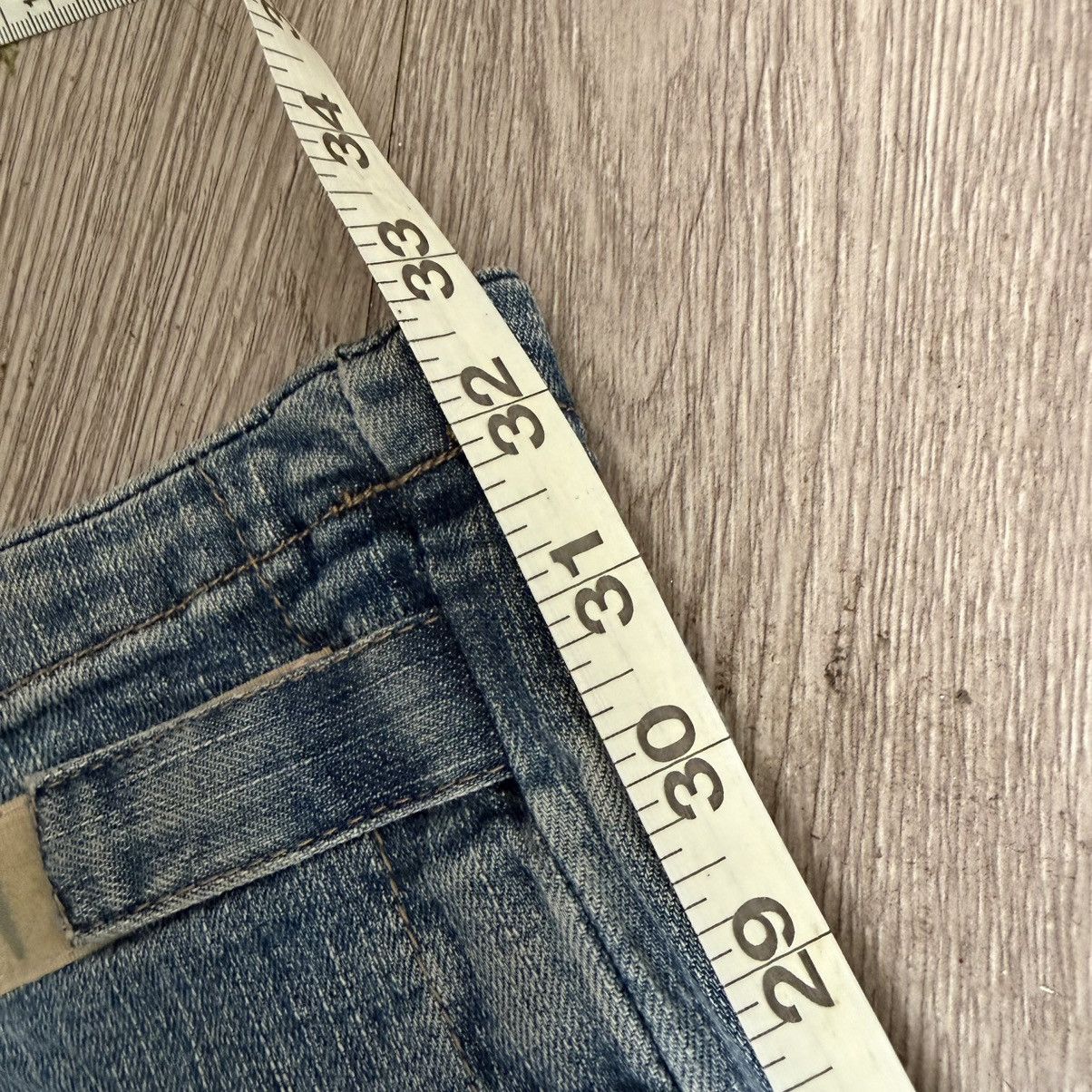 Marithe + Francois Girbaud 2000’s Girbaud Strapless Denim Shuttle Jeans sz 38 Size US 38 / EU 54 - 5 Thumbnail