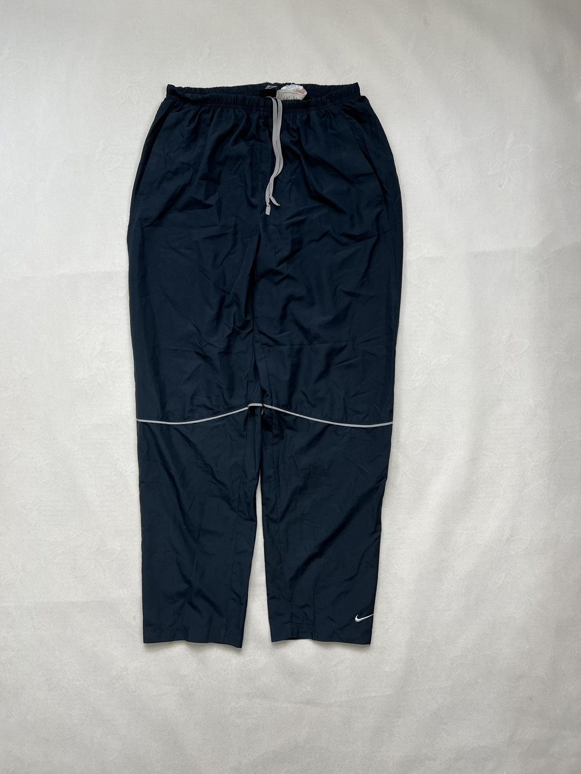 Nike × Vintage Spodnie Nike Small Logo Vintage 00’s 90’s Ortalion Swoosh Size US 34 / EU 50 - 1 Thumbnail