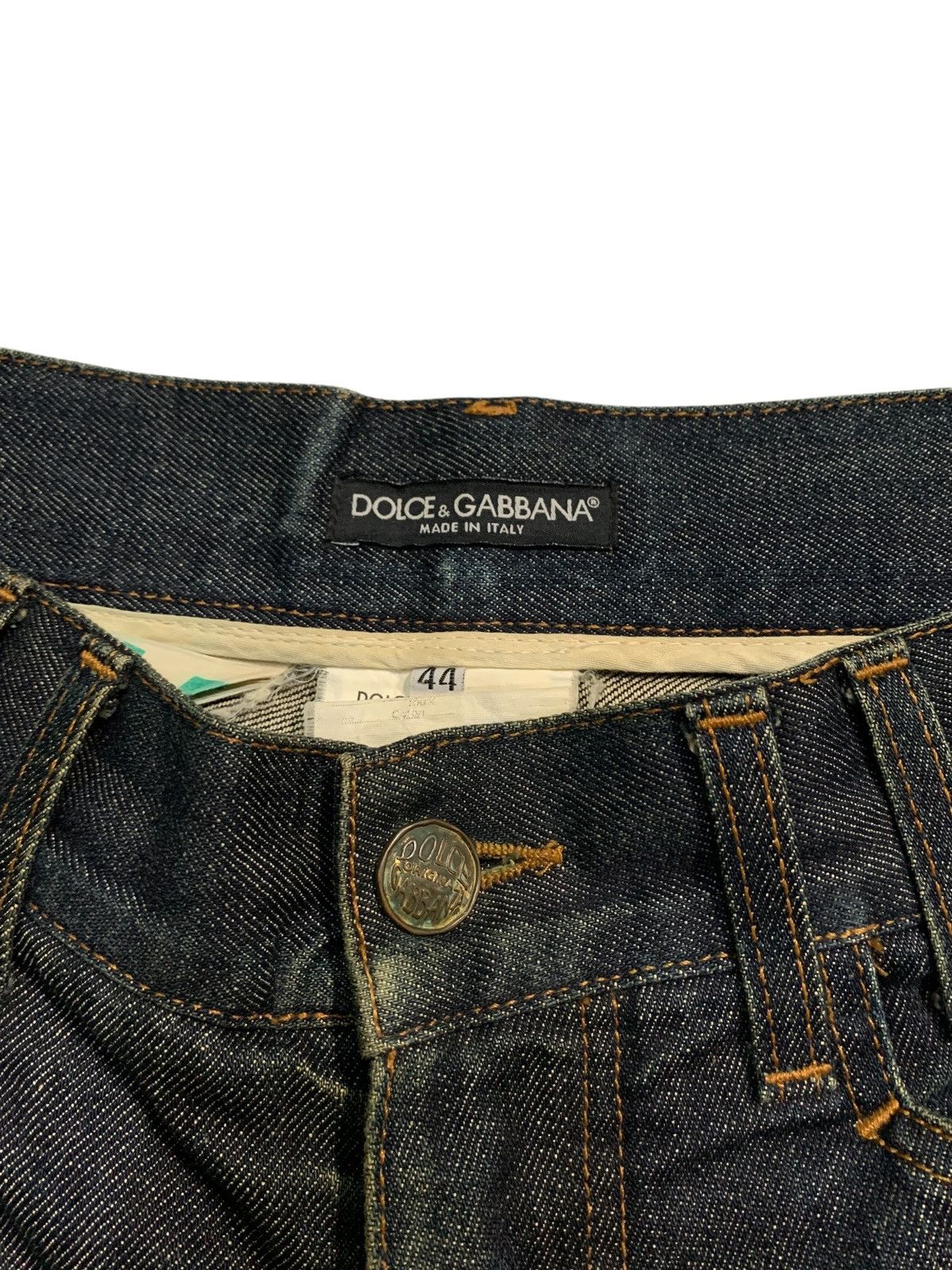Dolce & Gabbana VINTAGE DOLCE & GABBANA EMBROIDERY LOGO RUSTY ITALY DENIM Size US 31 - 11 Thumbnail
