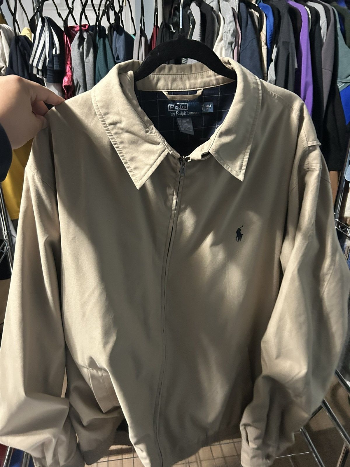 Polo Ralph Lauren Polo Ralph Lauren Khaki Bomber Jacker 3XLT Size US XXL / EU 58 / 5 - 1 Thumbnail