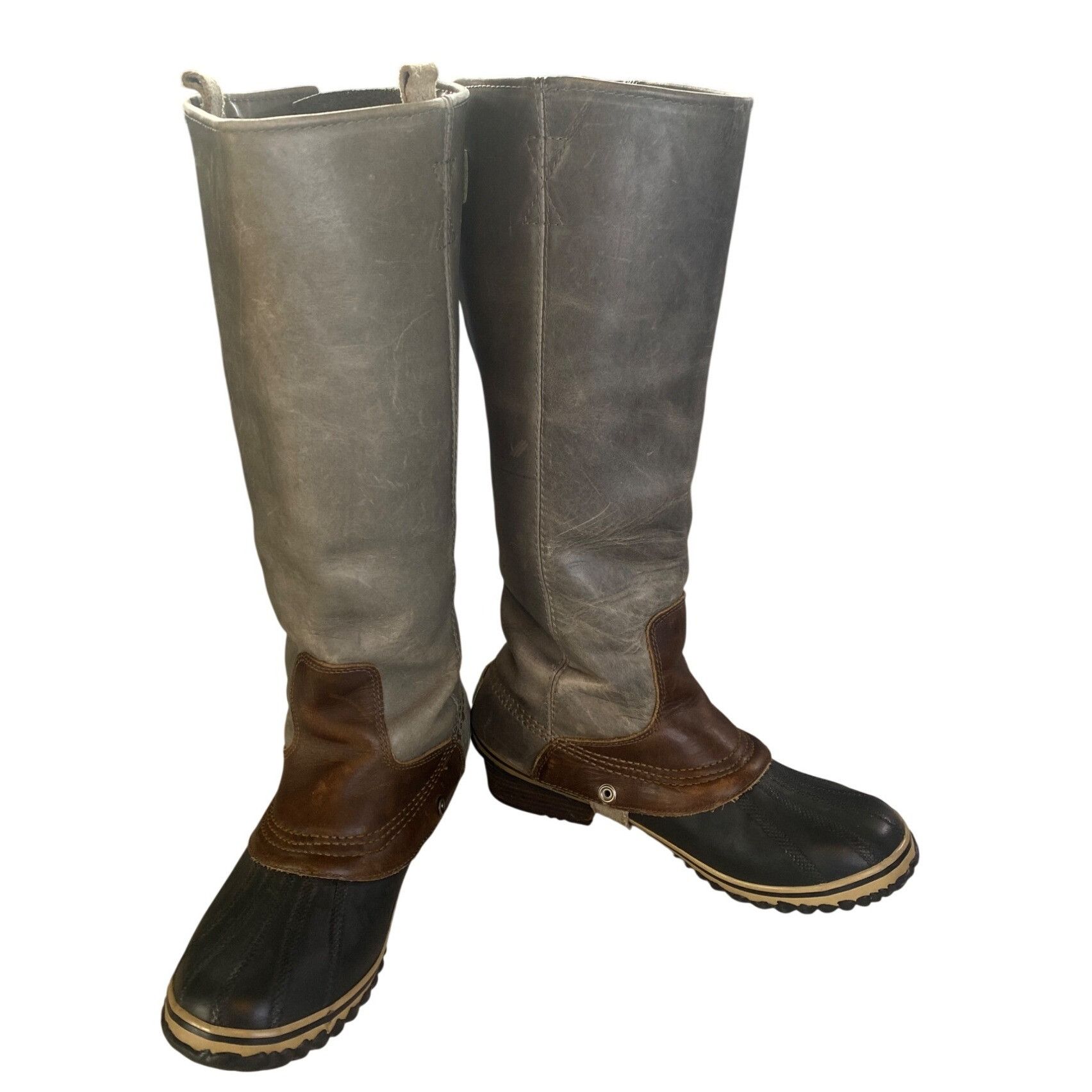 SOREL SOREL SLIMPACK Tall 10 Equestrian Riding Boot Shale Gray Wat Size US 10 / IT 40 - 2 Thumbnail