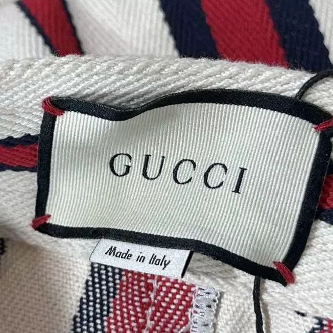 Gucci GUCCI Striped Denim Long Skirt Gold-Button 38 99new Size 26" / US 2 / IT 38 - 5 Thumbnail