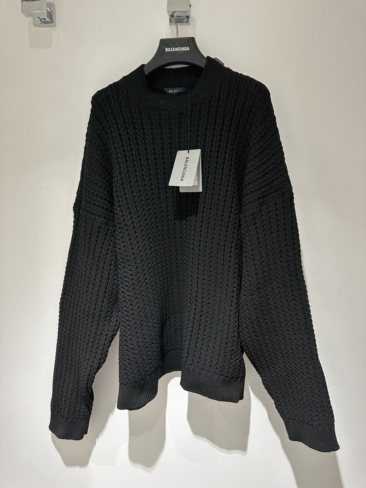Balenciaga Balenciaga Knit Sweater Black Size US XS / EU 42 / 0 - 1 Thumbnail