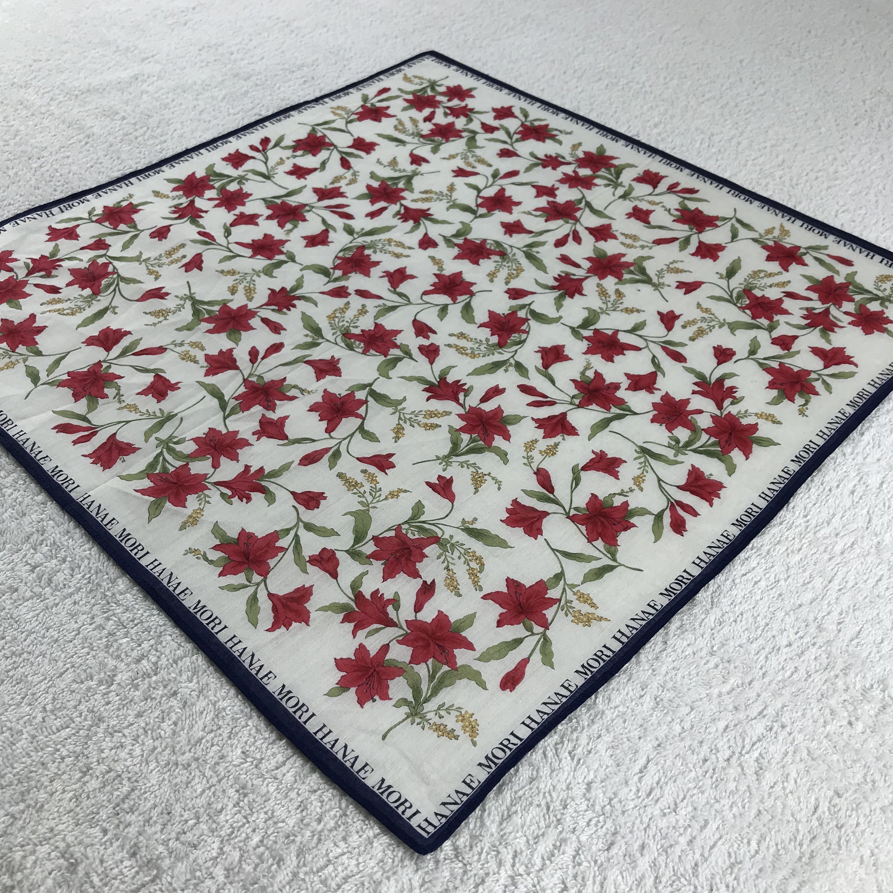 Hanae Mori × Vintage Hanae MoriBandana / Handkerchief / Neckerchief - S337 Size ONE SIZE - 2 Thumbnail