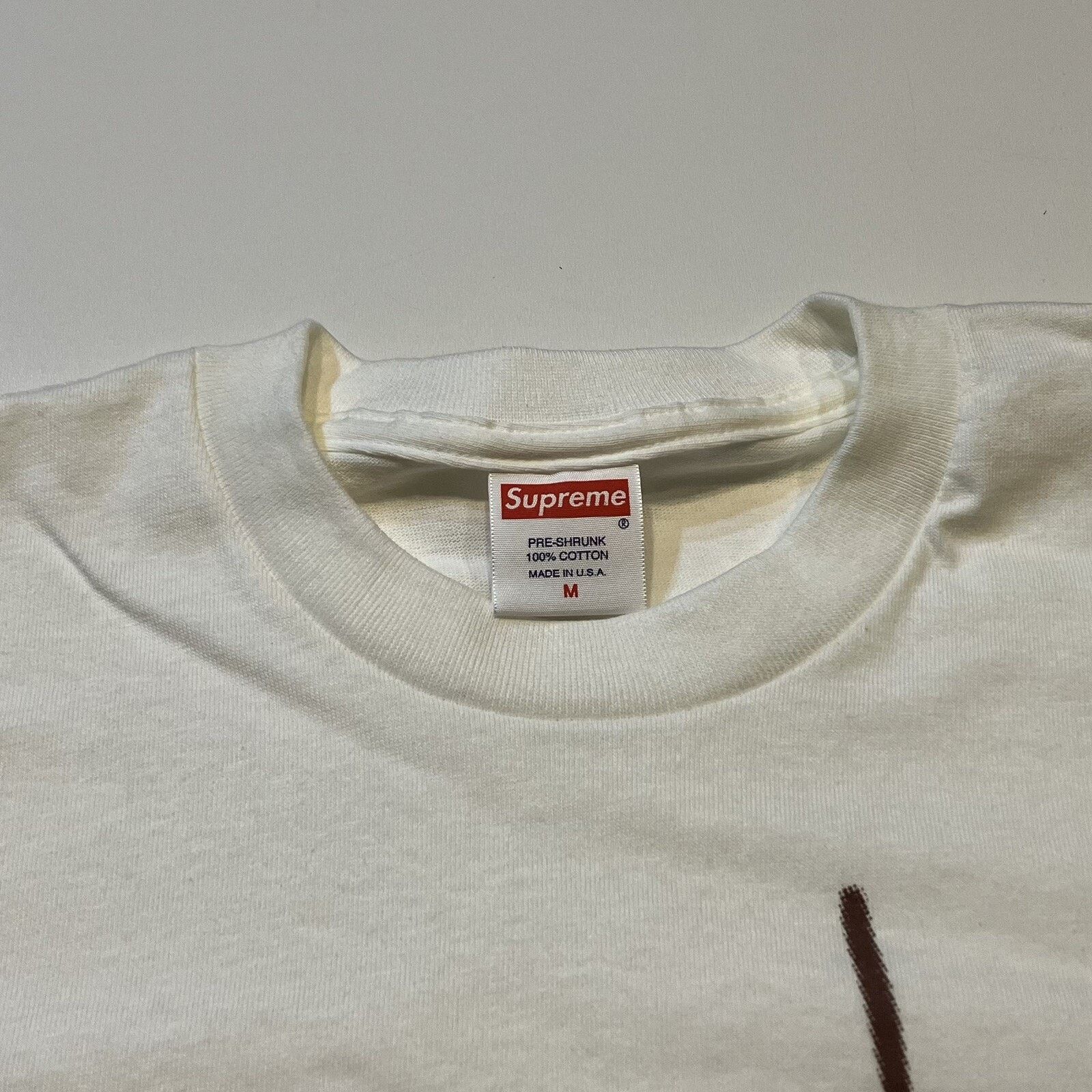 Supreme Supreme Vintage T Shirt White Cut the Crap Mens Box Logo Size US M / EU 48-50 / 2 - 4 Thumbnail