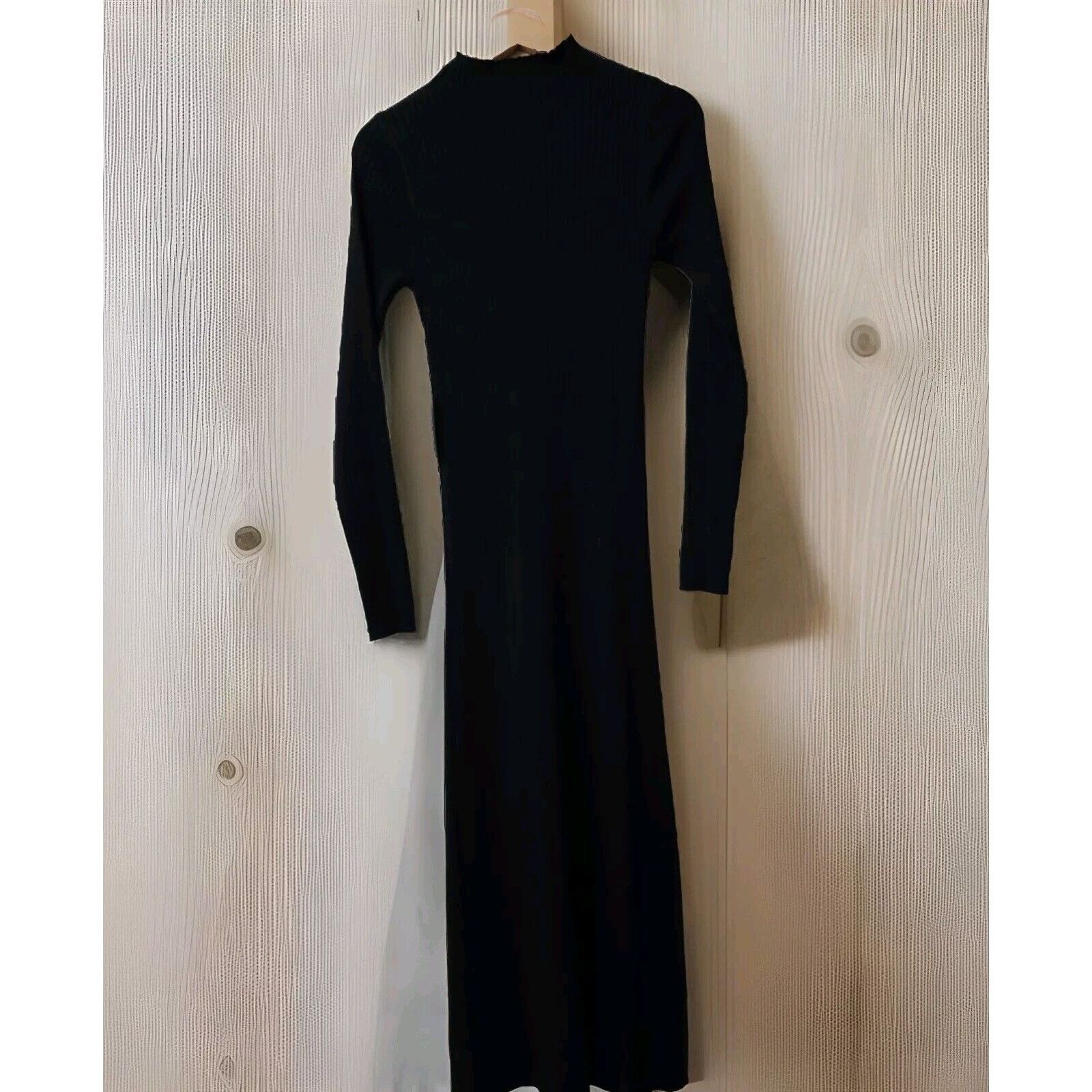 Other ASTR Abilene Long Sleeve Turtleneck Long Dress Medium Ribbed Size M / US 6-8 / IT 42-44 - 11 Thumbnail