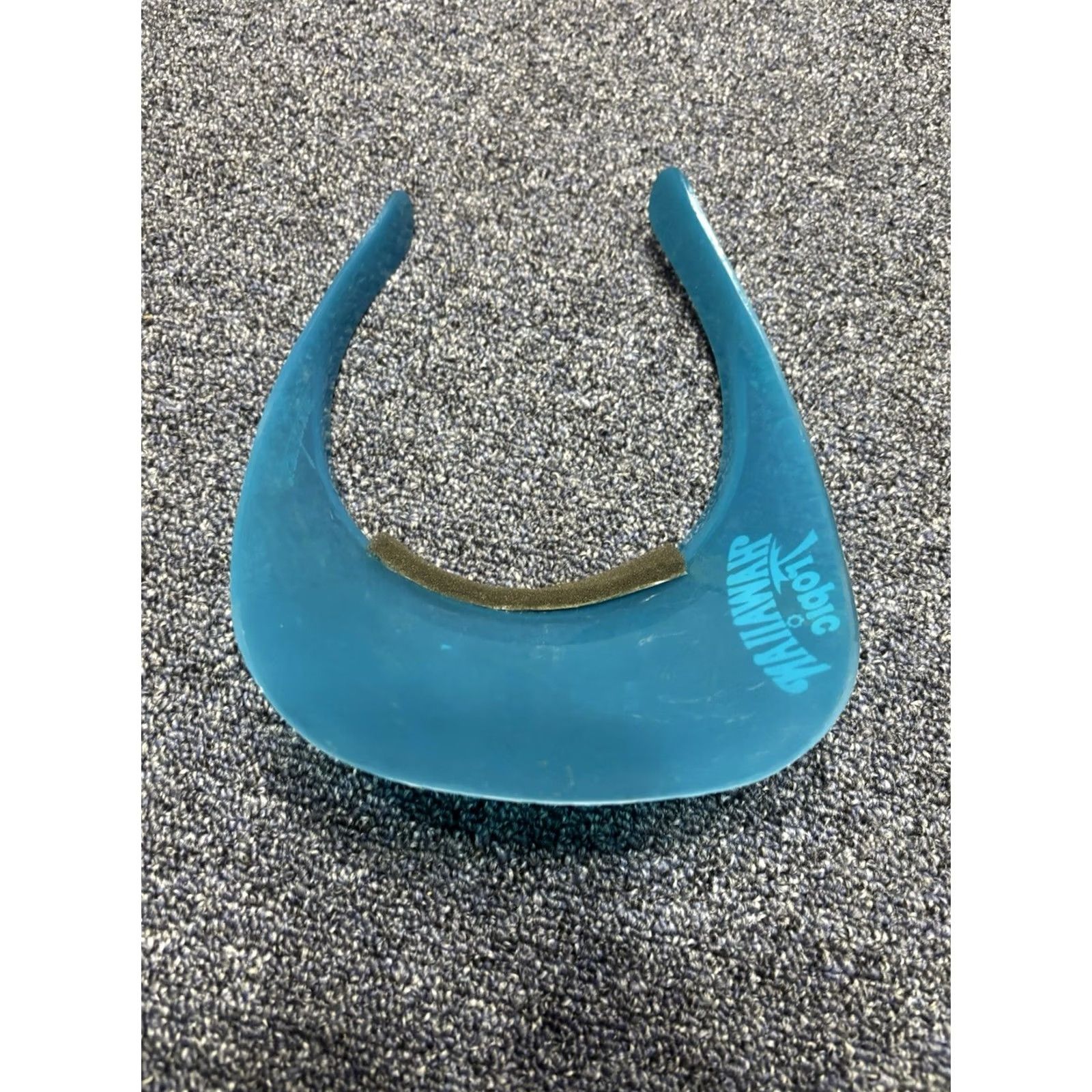 Vintage VINTAGE Hawaiian Tropic Sun Visor Hat Blue Plastic USA Made Sun Shade Golf 80s Party One Size Size ONE SIZE - 2 Thumbnail