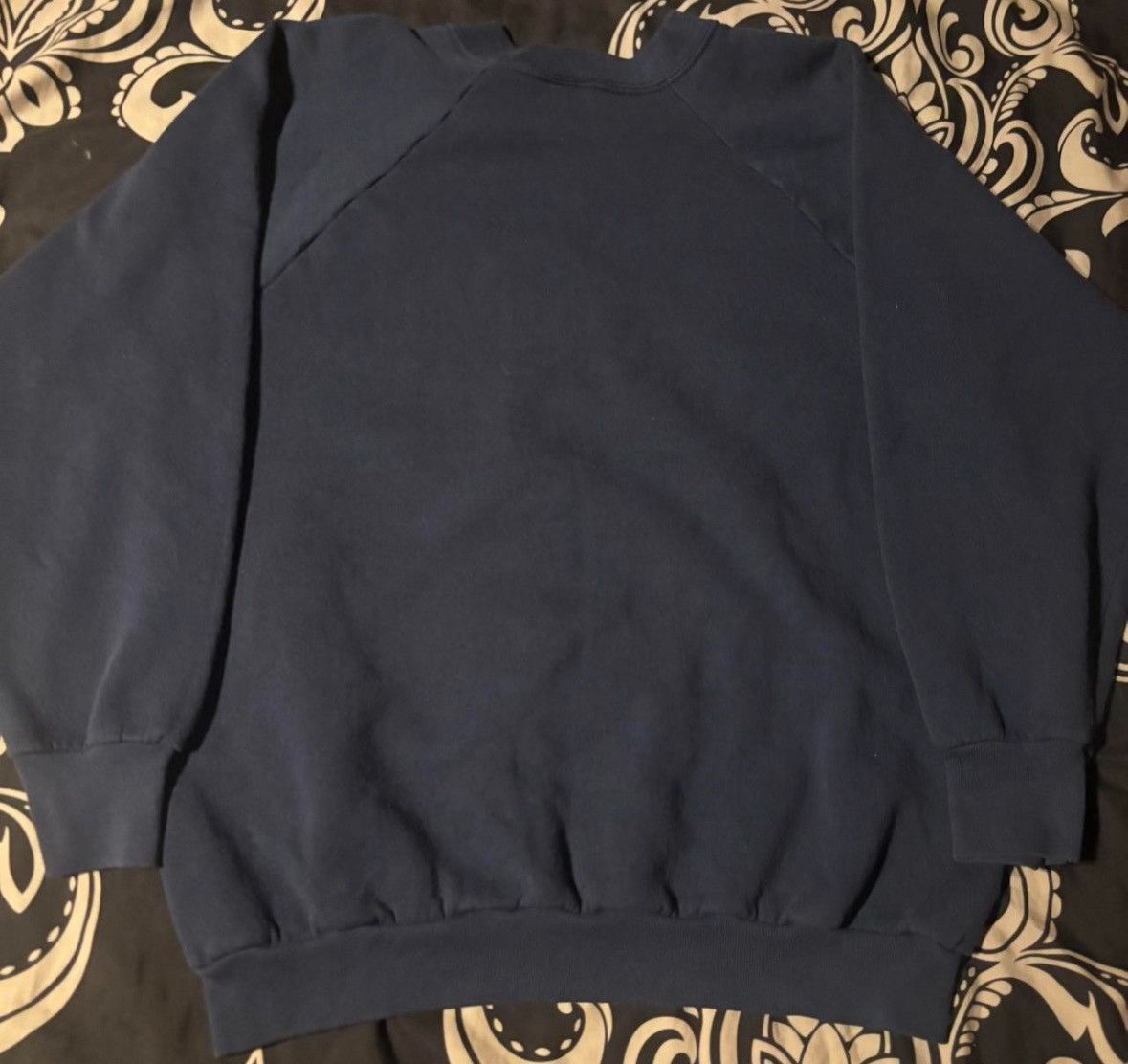 Fruit Of The Loom Vintage 90s Navy and Orange Madison University Sweater Size US M / EU 48-50 / 2 - 4 Thumbnail