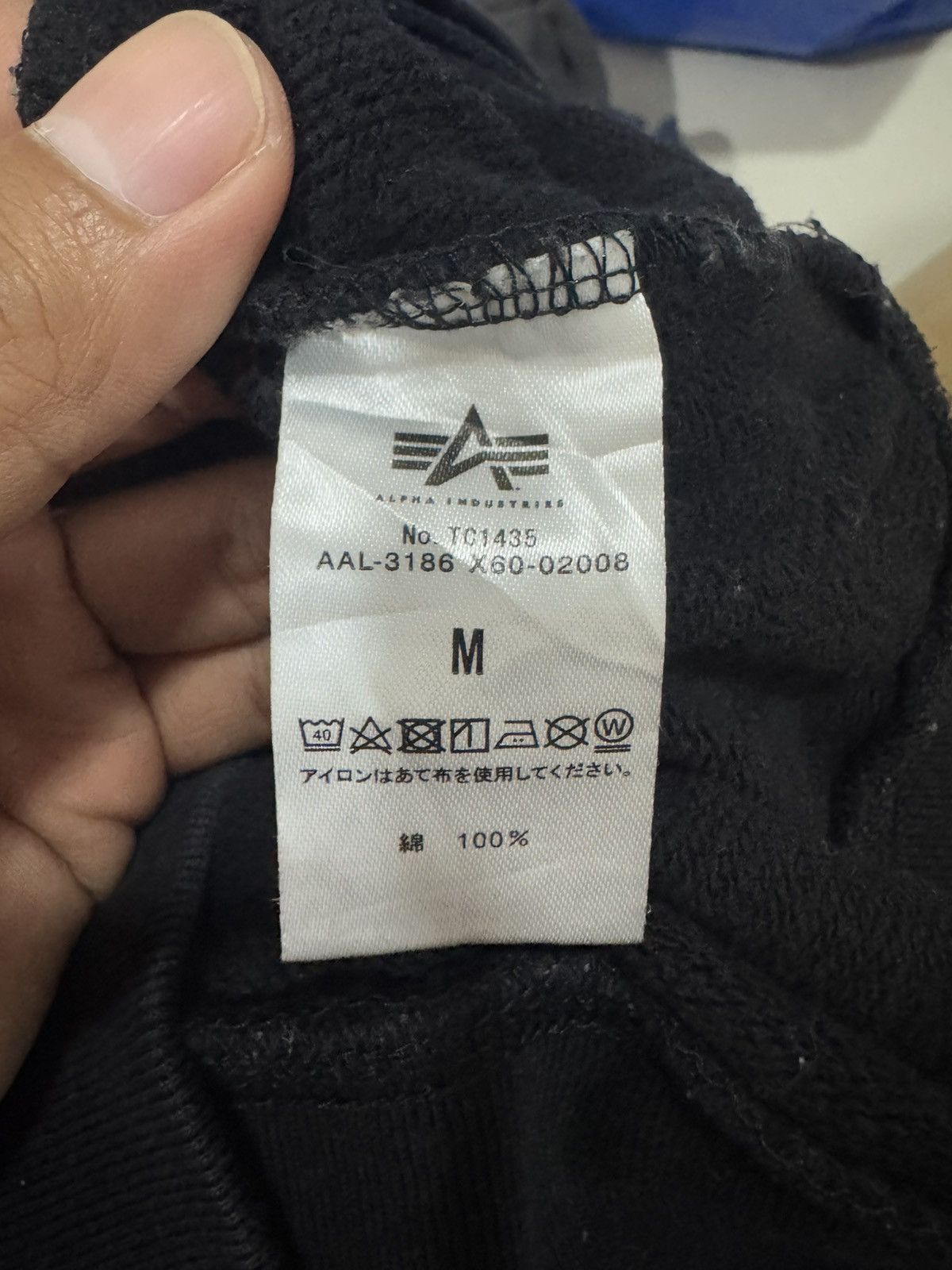 Alpha Industries × Vintage Vintage Alpha Industries Big Logo Sweatshirt Size US M / EU 48-50 / 2 - 7 Thumbnail