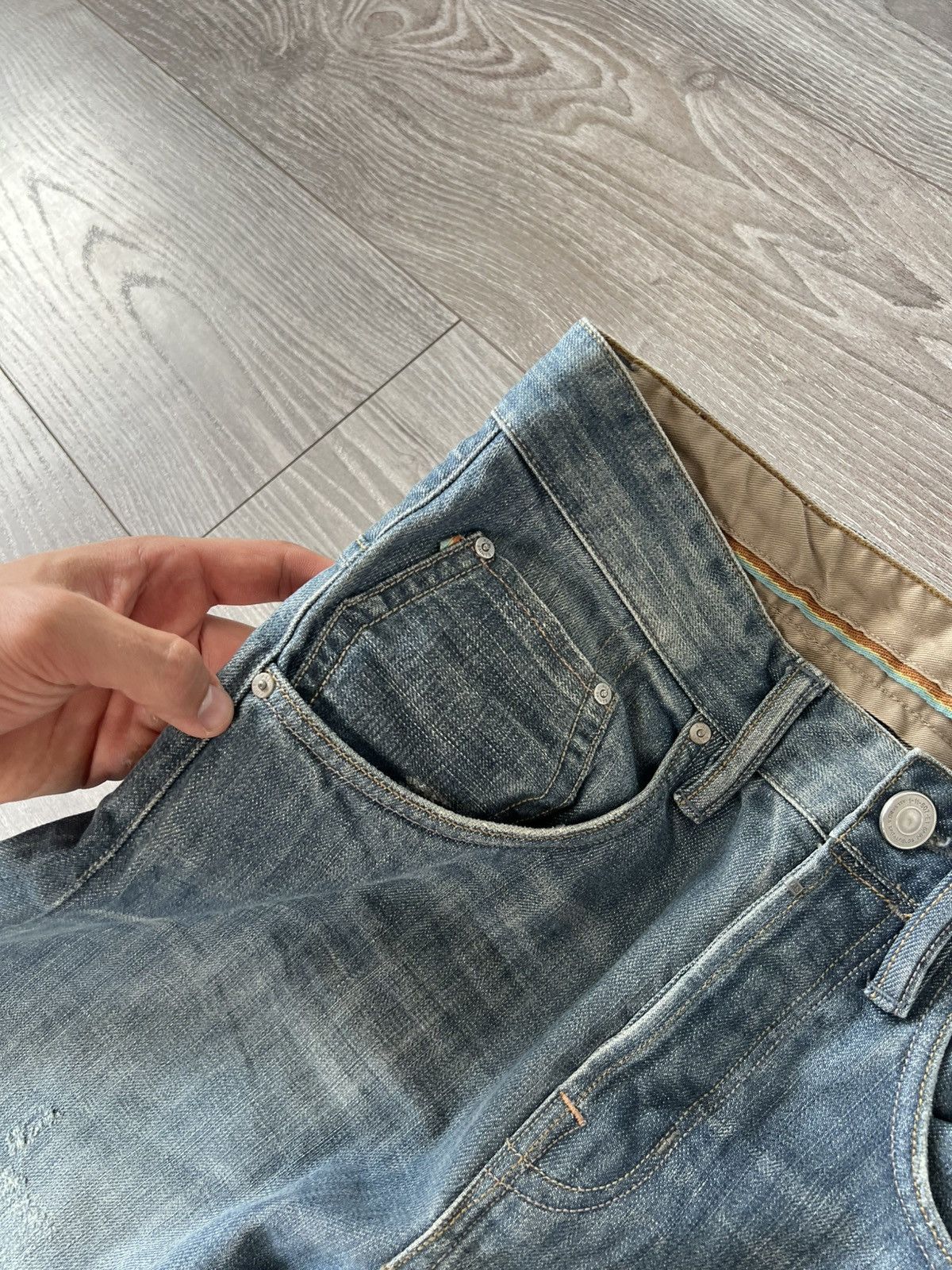 Allsaints Archival Allsaints Japan Denim Spitalfields Knees Jeans Size US 28 / EU 44 - 11 Thumbnail