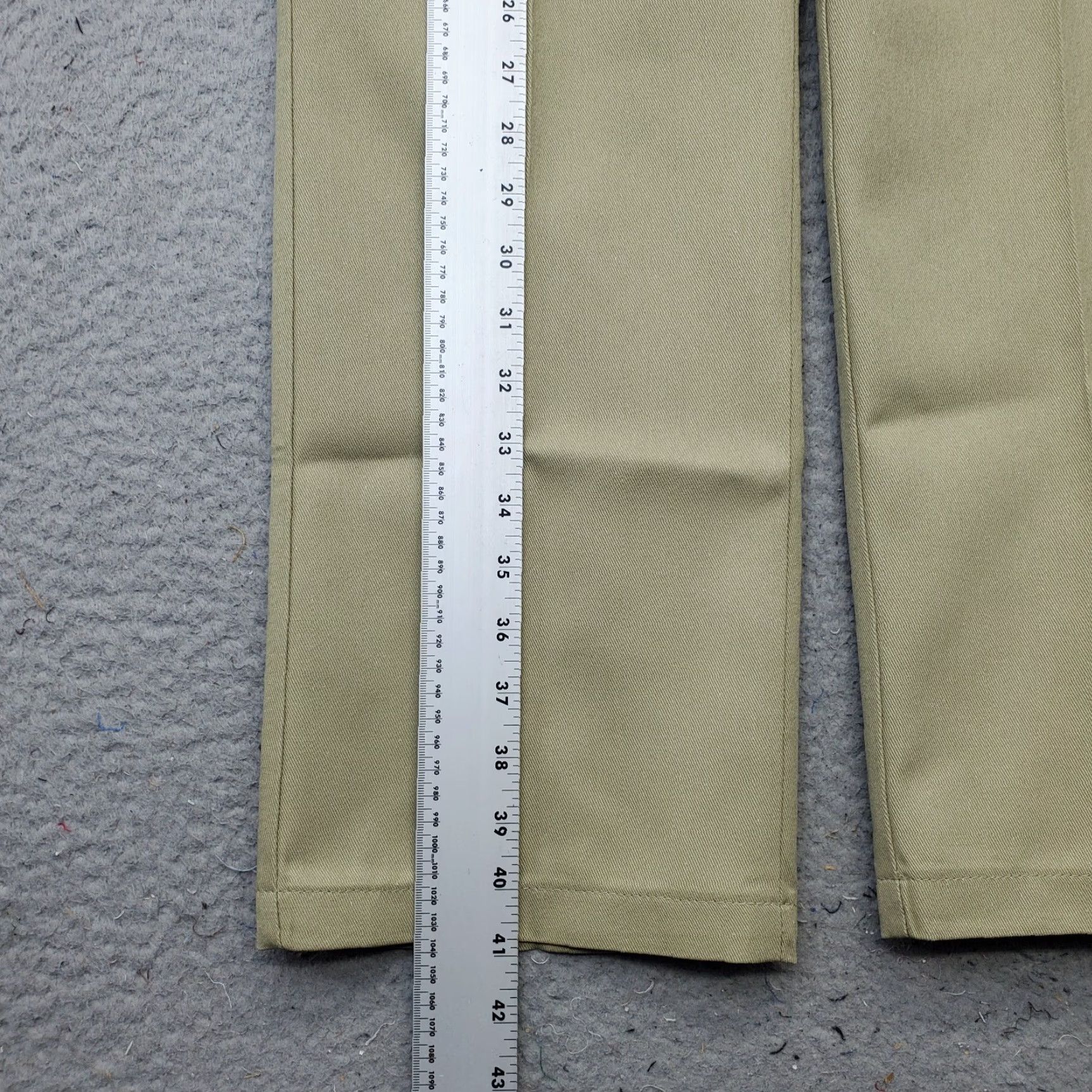 Dickies Dickies Work Pants Mens 32 Slim Tan 873 Wrinkle Resistant Straight WP873KH KP 874 Workwear Mens Size 32 Tan Slim Straight Pants Size US 32 / EU 48 - 3 Thumbnail