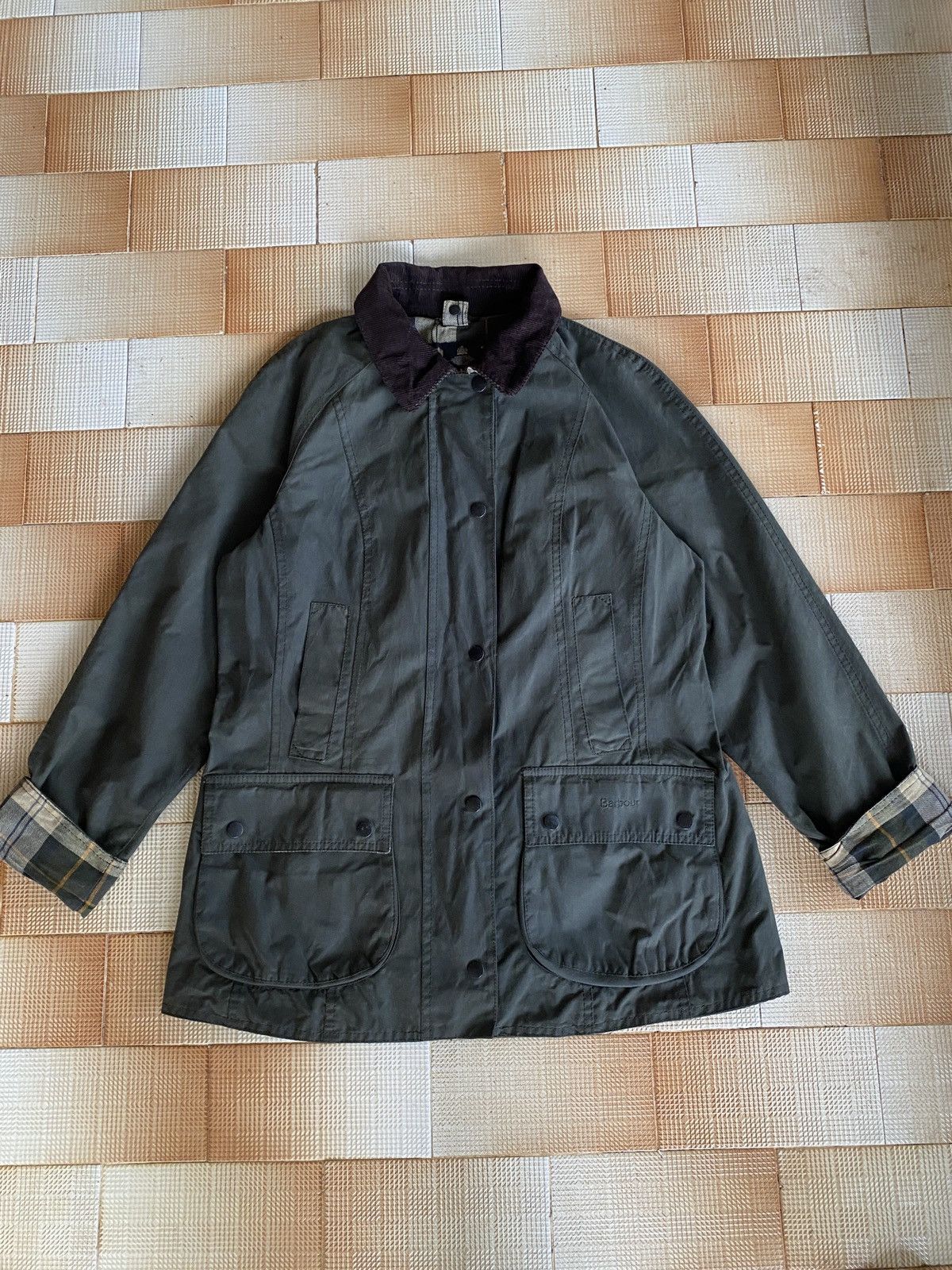 Barbour × Vintage Vintage barbour wax jacket Size US S / EU 44-46 / 1 - 2 Thumbnail