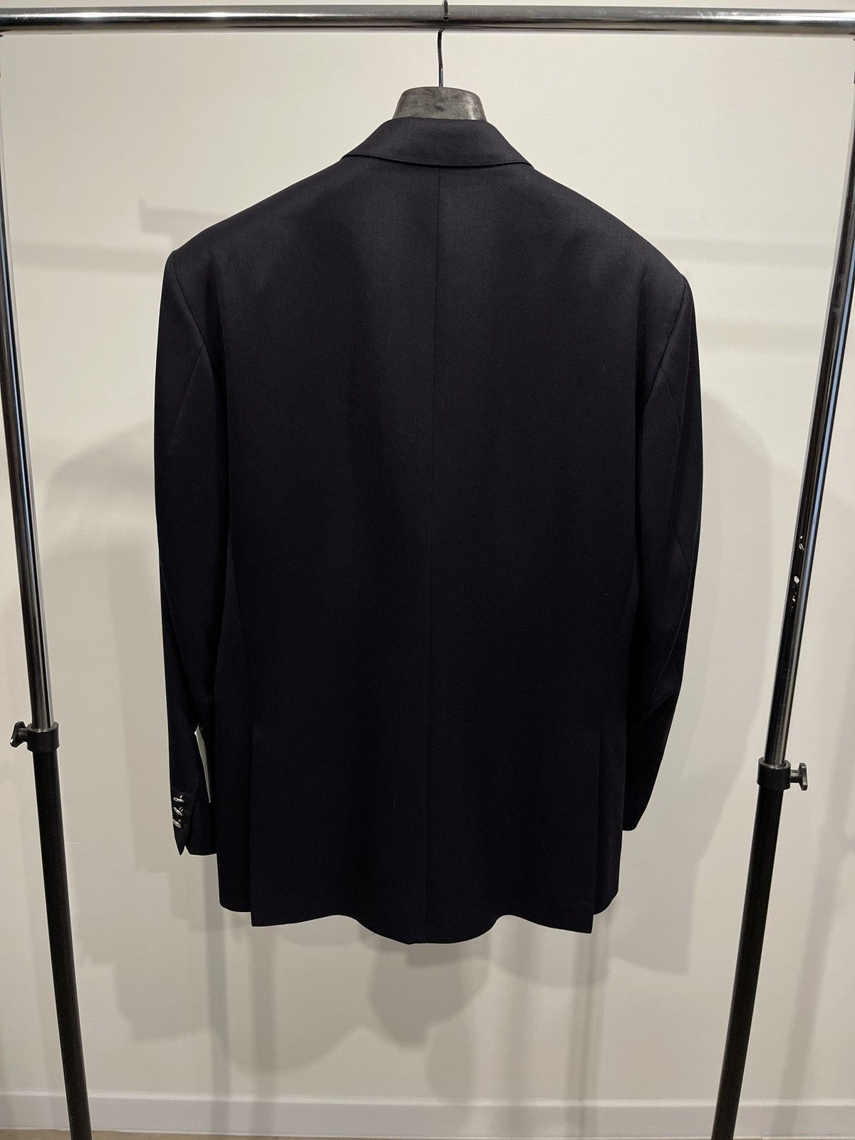 Vintage Thomas Deas black Wool Blend Blazer classic jacket 42R Size 42R - 5 Thumbnail