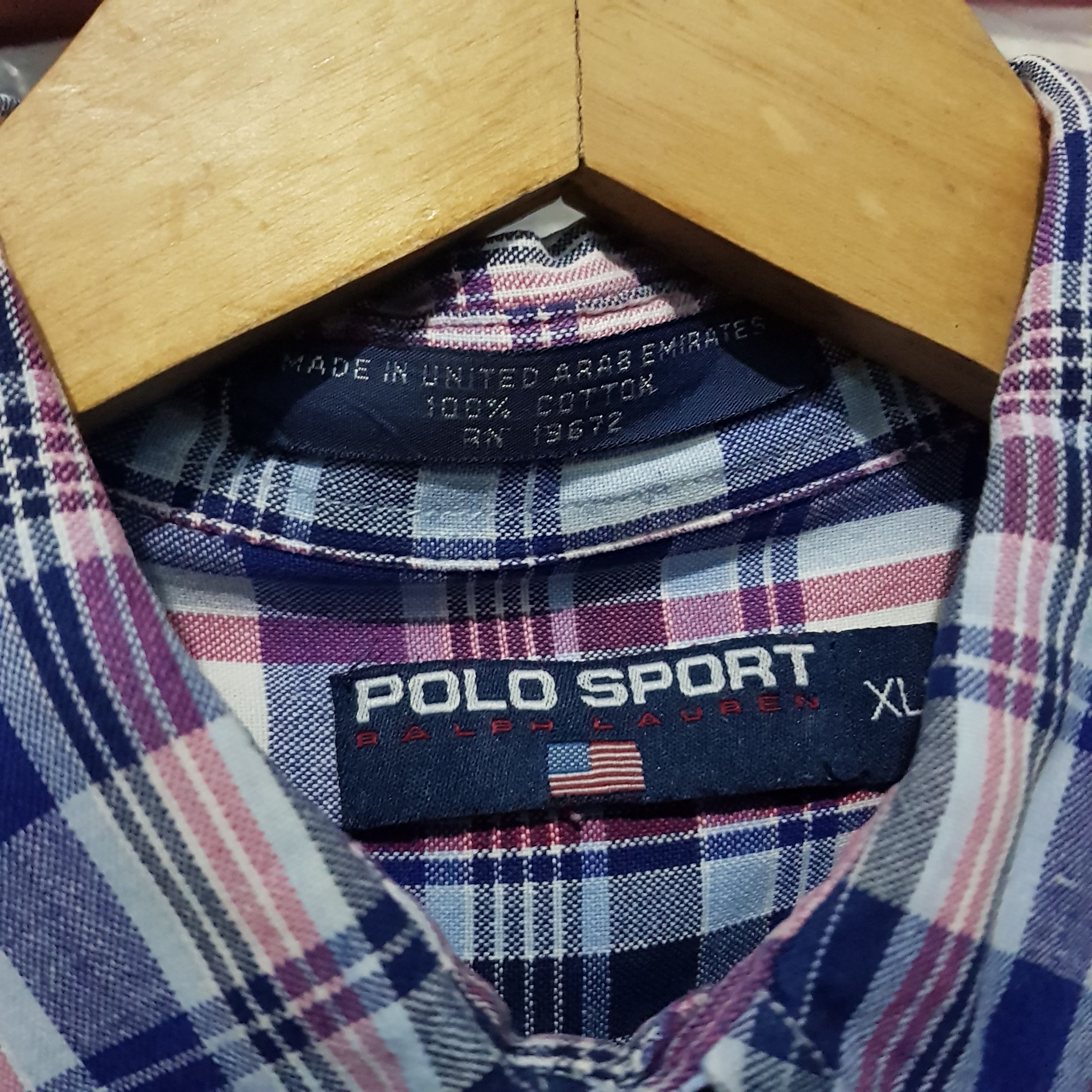 Polo Ralph Lauren Vintage Polo Sport Shirt Button Up Size US L / EU 52-54 / 3 - 4 Thumbnail