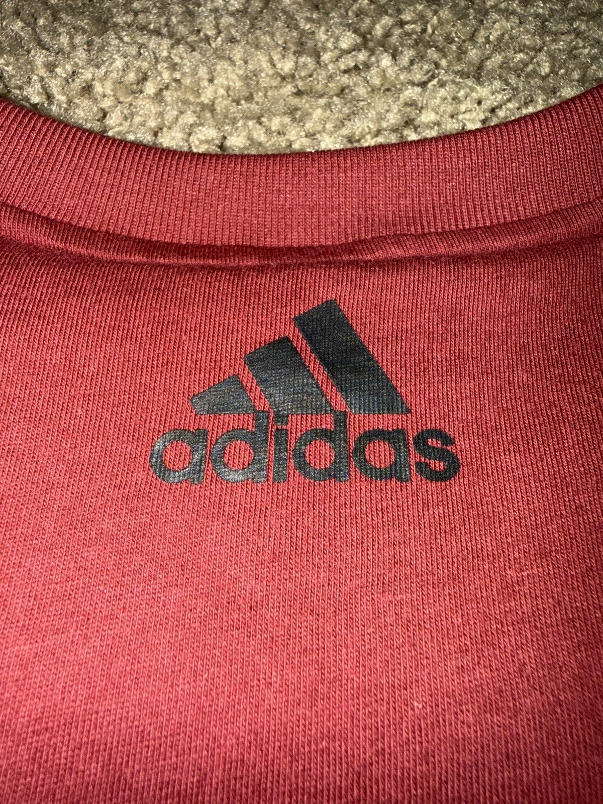 Adidas Adidas S/S Logo Shirt Red Size Medium DS 0V9001 Size US M / EU 48-50 / 2 - 4 Thumbnail