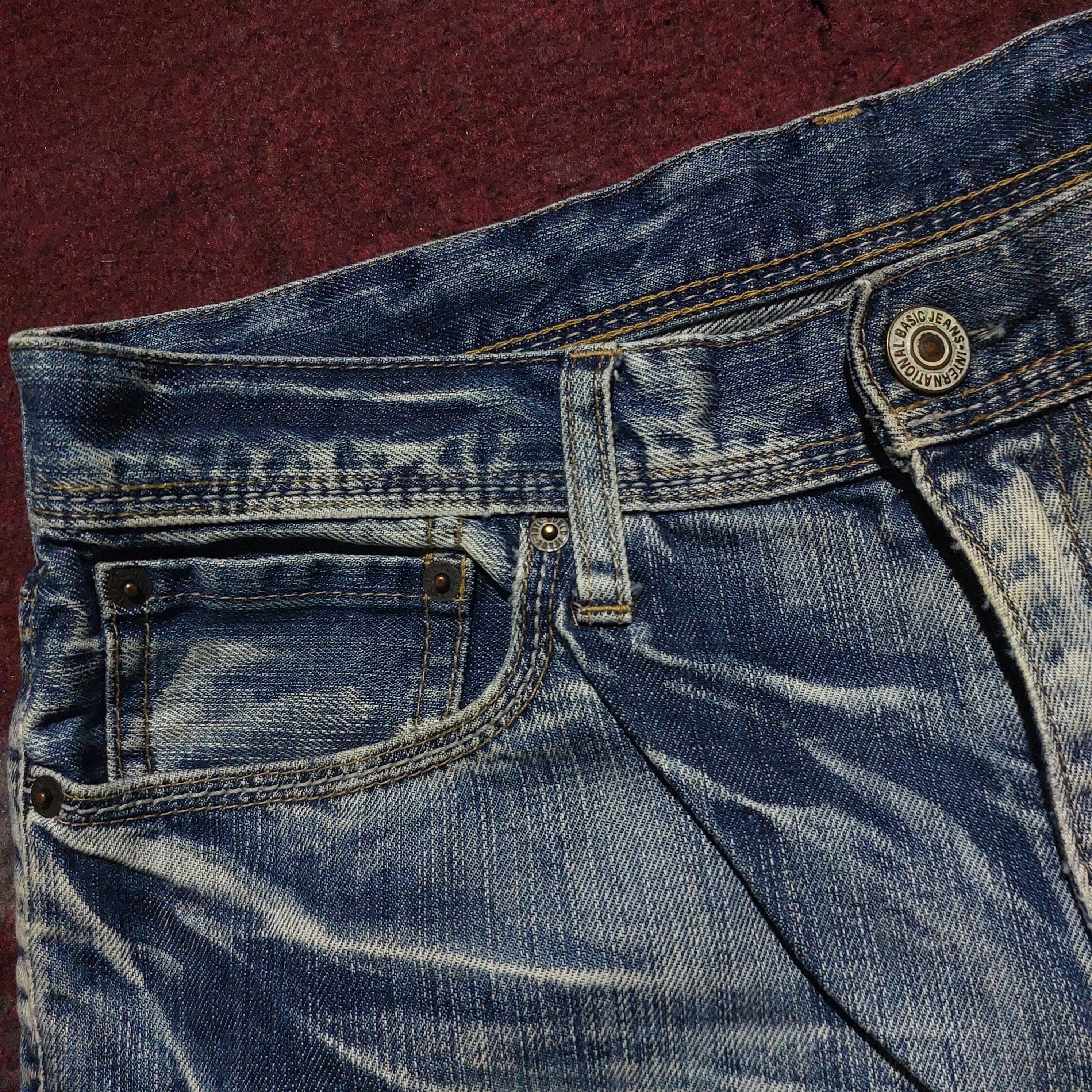 Tornado Mart 2000s Edge Ruppet clawmark curve denim Size US 34 / EU 50 - 8 Thumbnail