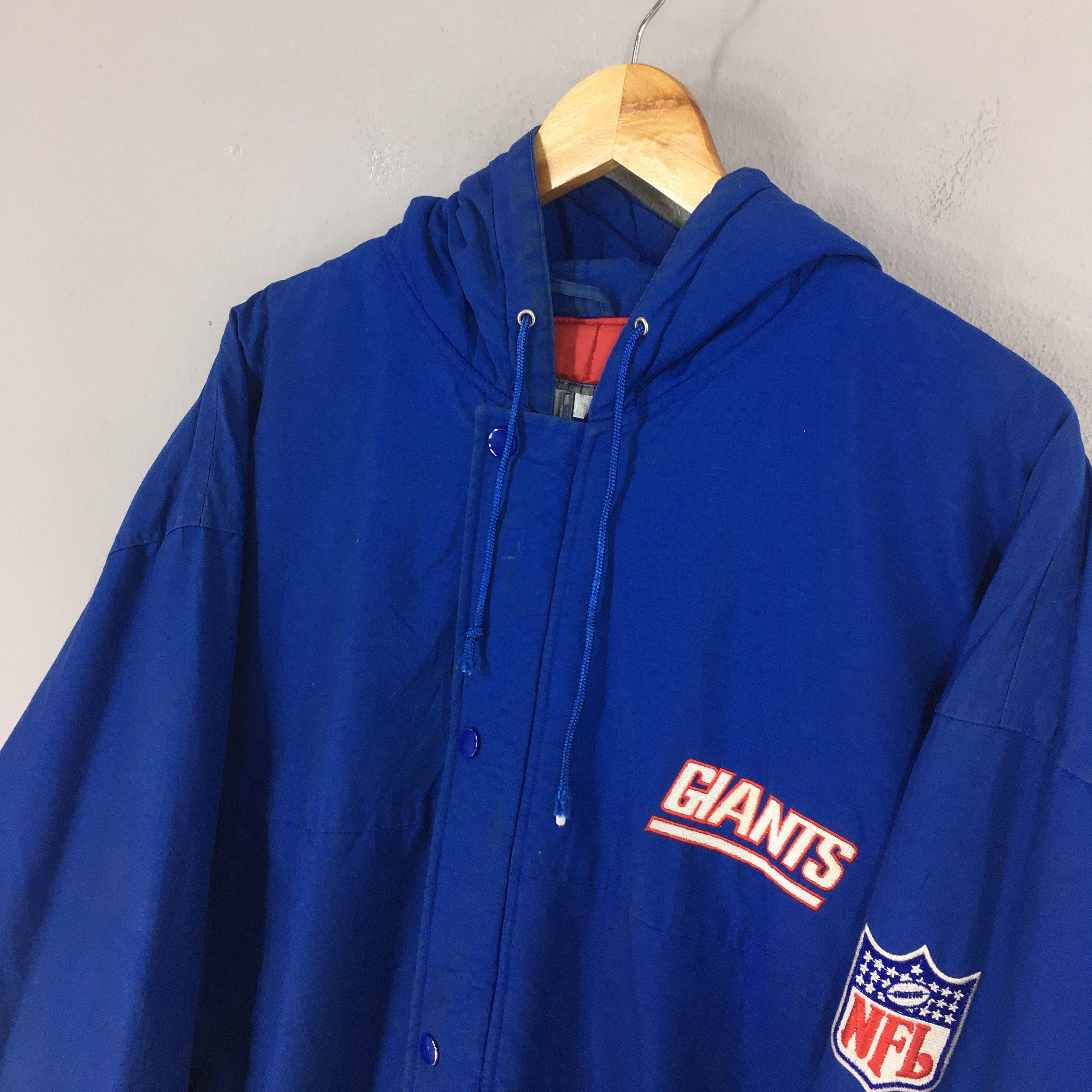 NFL Vintage 90s New York Giants NFL Hoodie Jacket Large Size US L / EU 52-54 / 3 - 3 Thumbnail