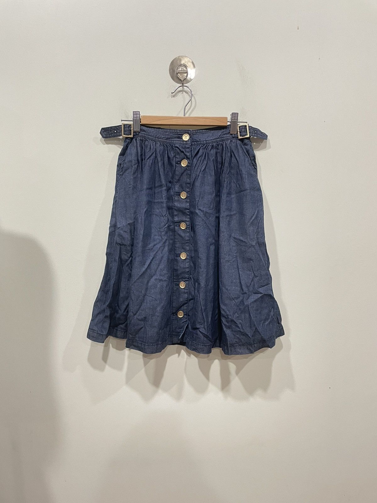 Burberry × Designer × Vintage Burberry Blue Label Skirt Button Size 25" / US 0 / IT 36 - 1 Thumbnail