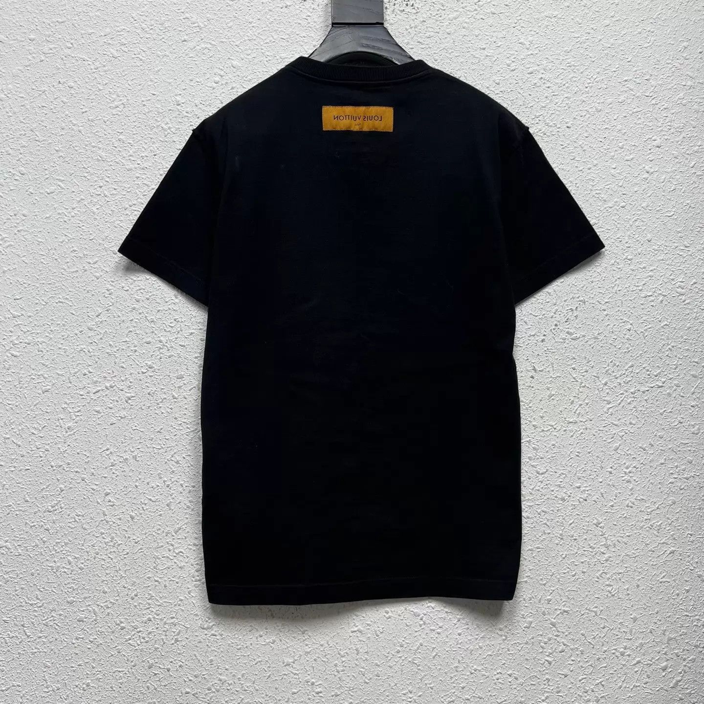 Louis Vuitton LV Black Gesture Graffiti Logo Short Sleeve T-Shirt Size XS / US 0-2 / IT 36-38 - 2 Thumbnail