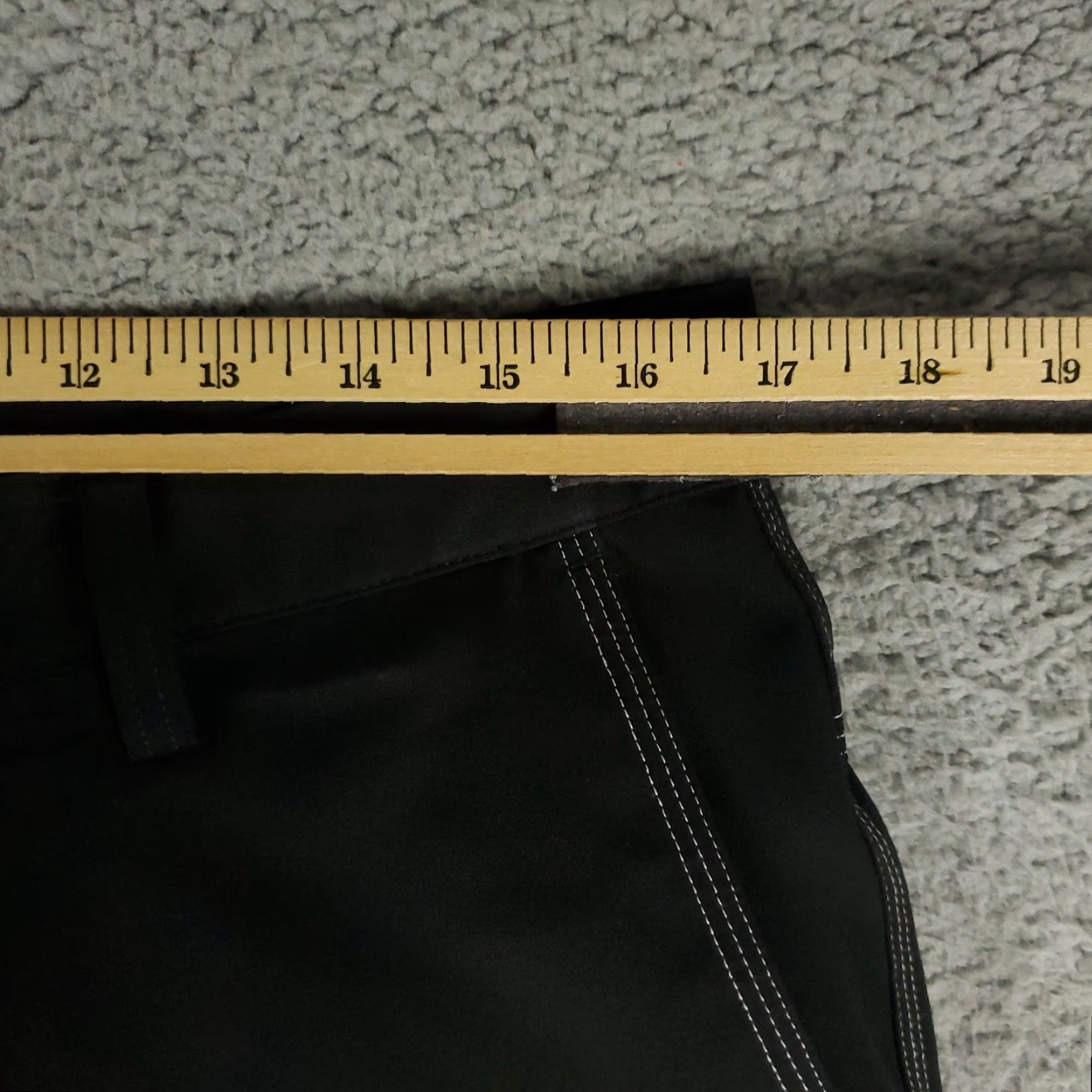 Adidas Adidas Chino Pants Mens 34x32 Black Flat Front Casual Golf Trousers Size US 34 / EU 50 - 3 Thumbnail