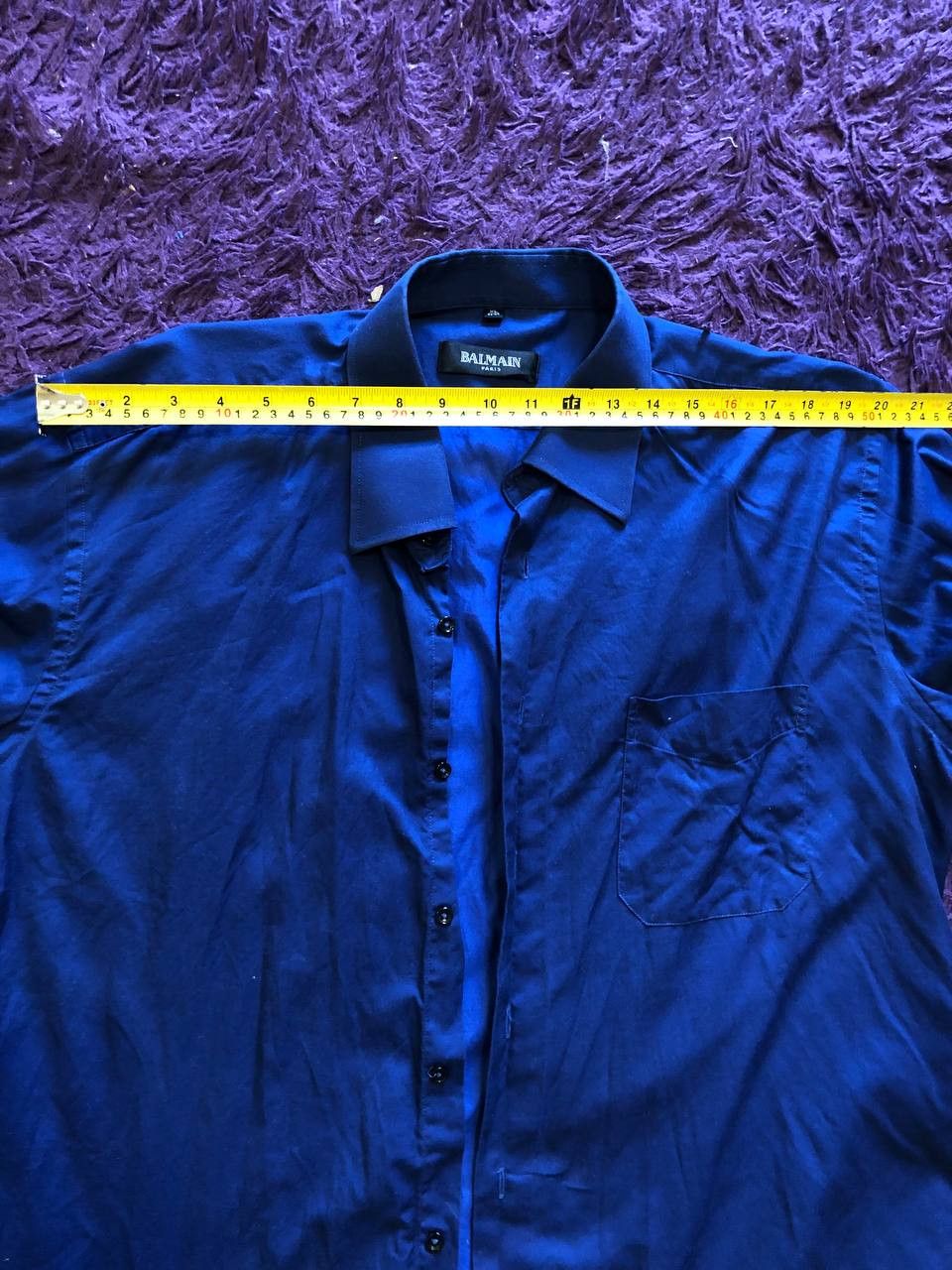 Balmain Vintage Balmain button-down shirt blue size XL Size US XL / EU 56 / 4 - 8 Thumbnail