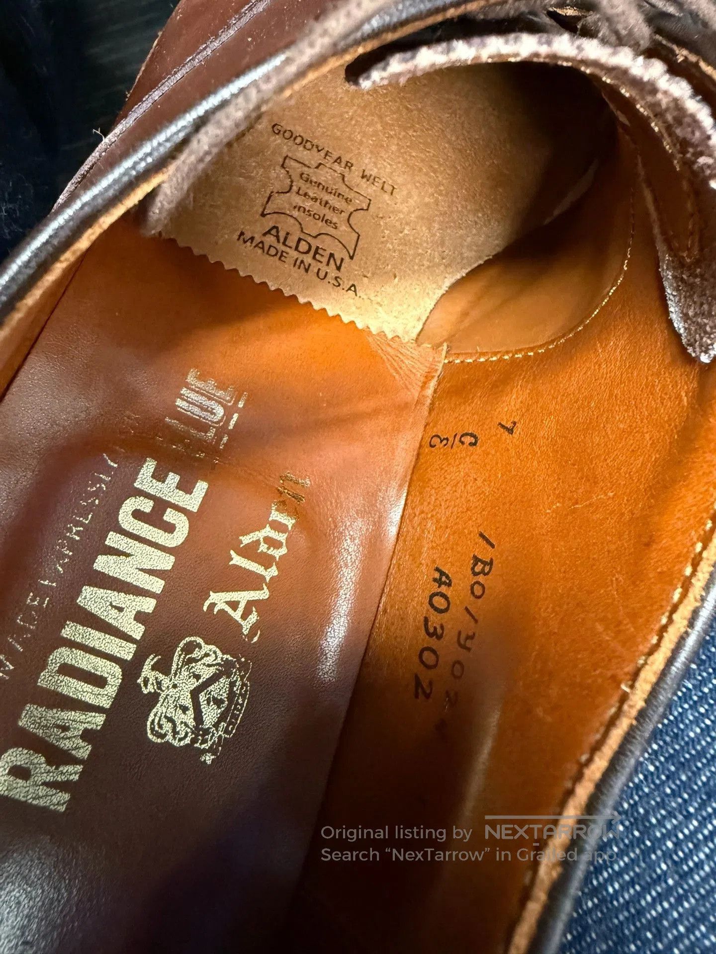 Alden Alden Low. Size US 7 / EU 40 - 5 Thumbnail