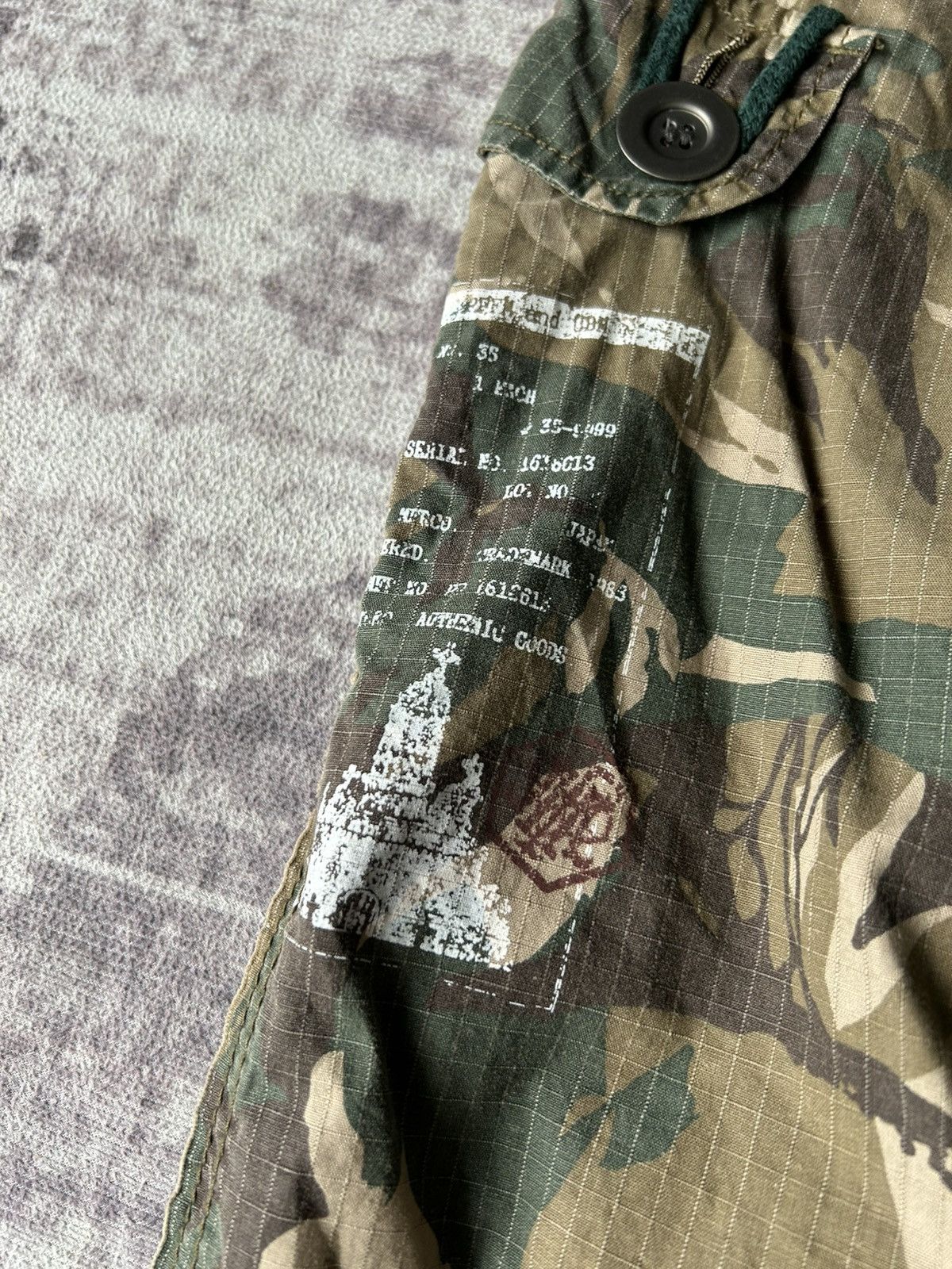 PPFM PPFM Camo Three Quarter Cargo Pants Size US 30 / EU 46 - 6 Thumbnail