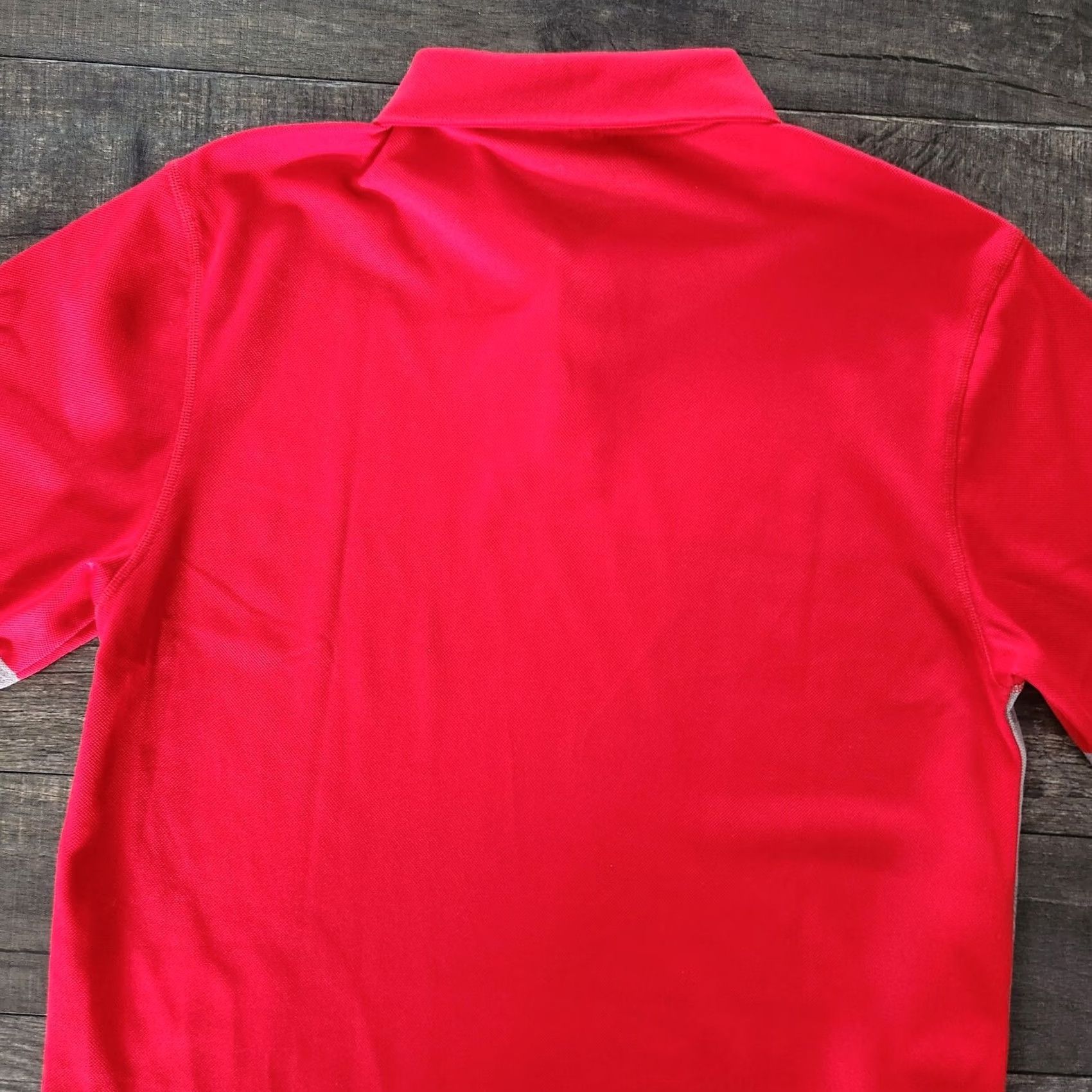 Nike Nike Dri Fit Golf Polo Shirt Mens Size Small Red Gray Striped Color Block OSU Size US S / EU 44-46 / 1 - 6 Thumbnail