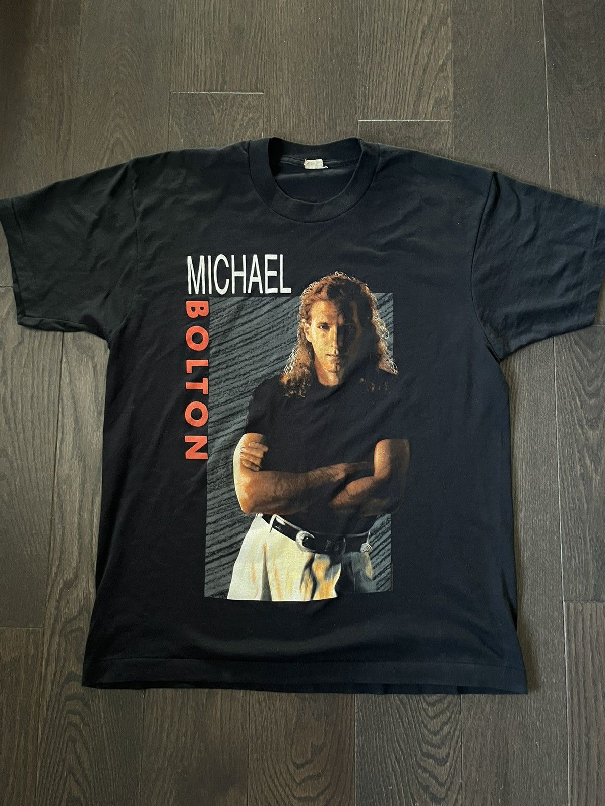 Band Tees × Vintage Vintage 1990 Michael Bolton Soul Provider Tour T Shirt Size US XL / EU 56 / 4 - 1 Thumbnail