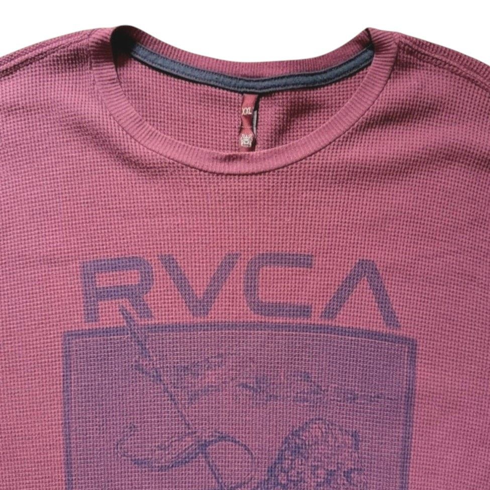 RVCA RVCA Burgundy Long-Sleeve Top | Size XXL Size US XXL / EU 58 / 5 - 3 Thumbnail