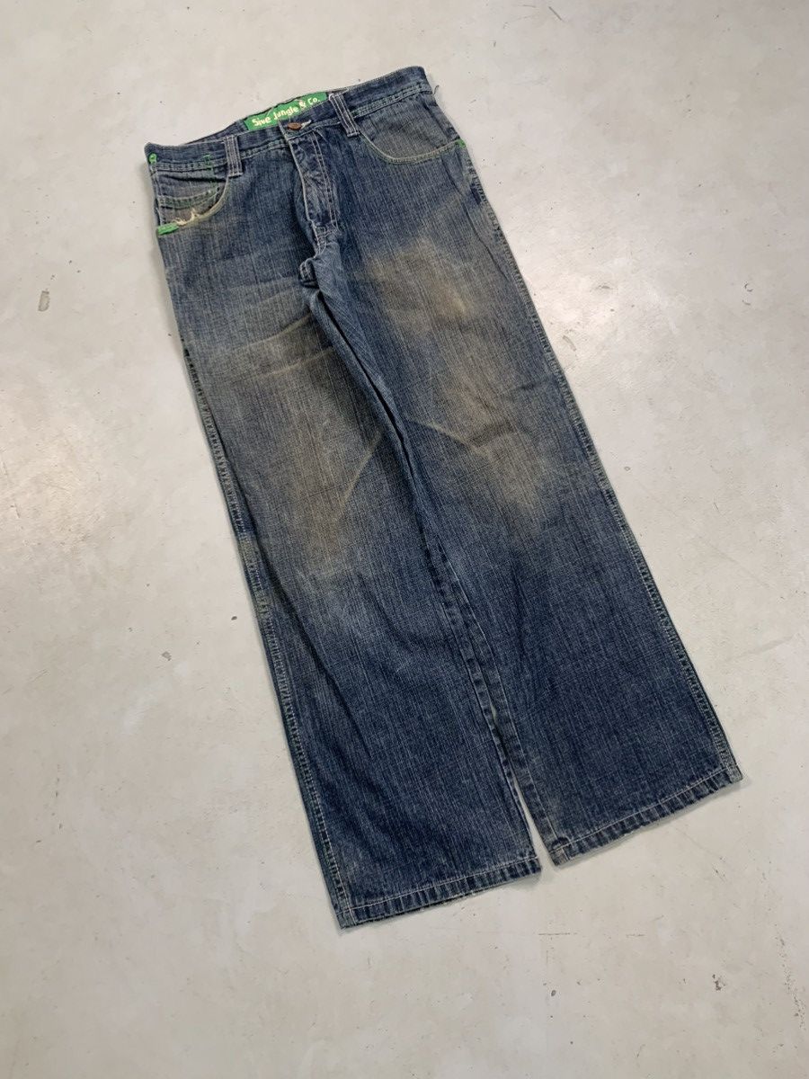 Southpole Vintage 5ive jungle & co. Y2K baggy fit denim Size US 34 / EU 50 - 2 Thumbnail