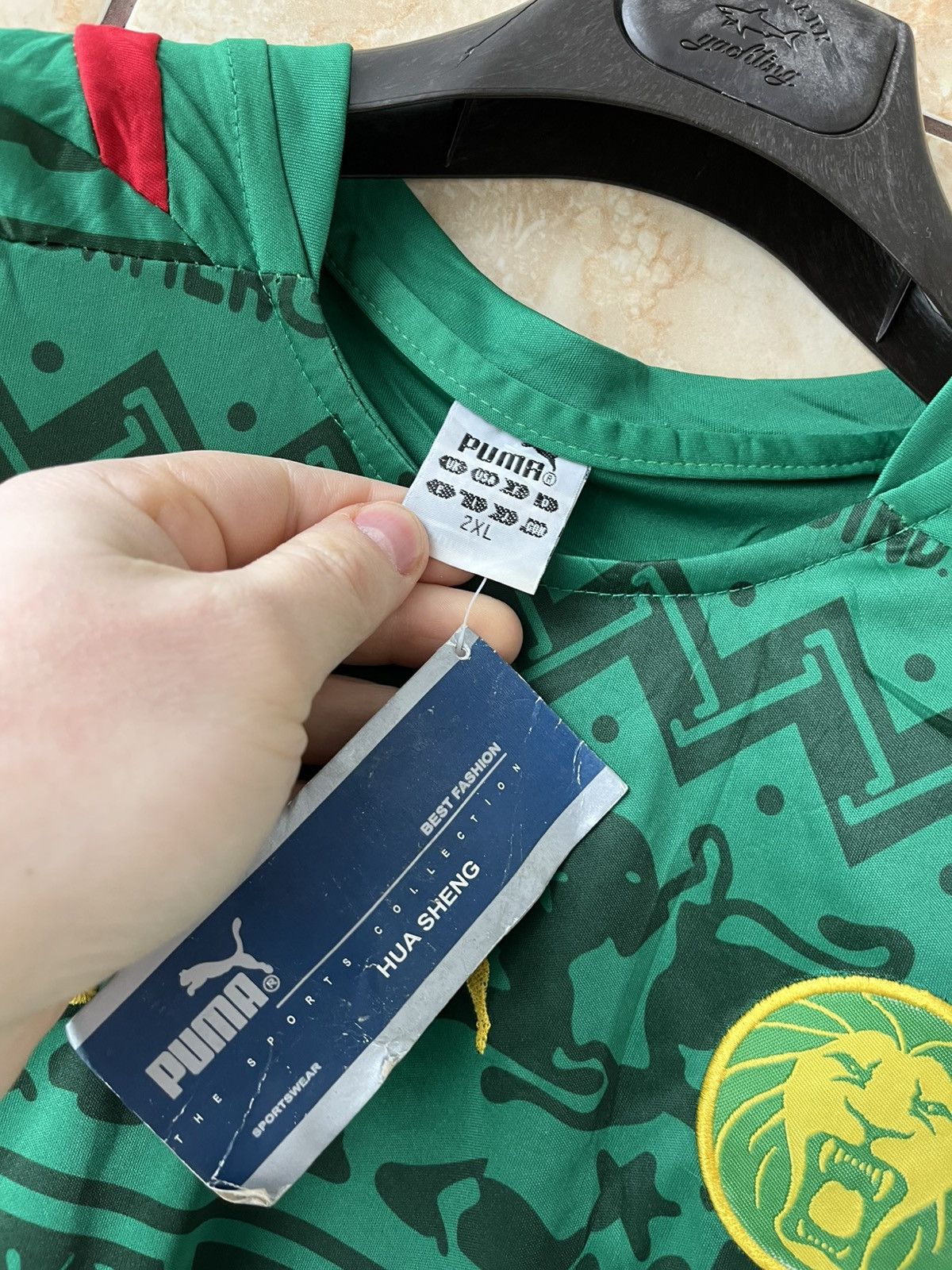 Puma Puma Cameroun World cup soccer jersey Size US S / EU 44-46 / 1 - 5 Thumbnail