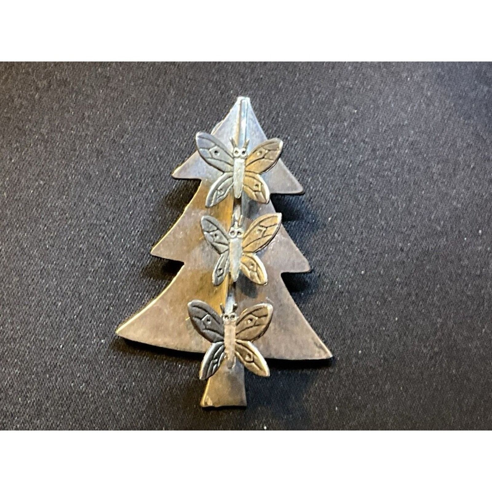 Other Emilia Castillo Vintage Stainless Scarf Clip Christmas Tree Size ONE SIZE - 1 Thumbnail