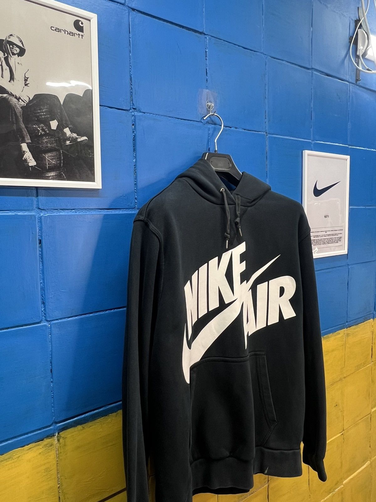 Nike × Vintage Nike Vintage Hoodie Big Logo swooch Size US L / EU 52-54 / 3 - 3 Thumbnail