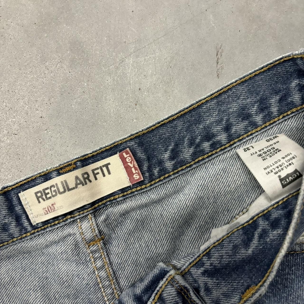 Levi's Vintage Y2K/2000s Grunge Distressed Levi’s Denim Jeans! Size US 30 / EU 46 - 8 Thumbnail