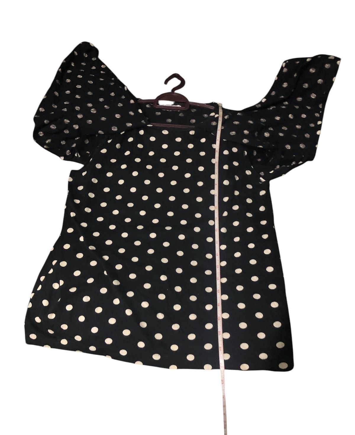 Designer × Issey Miyake Issey Miyake Rare Design Blouse Polka Dots Black and White Size S / US 4 / IT 40 - 6 Thumbnail