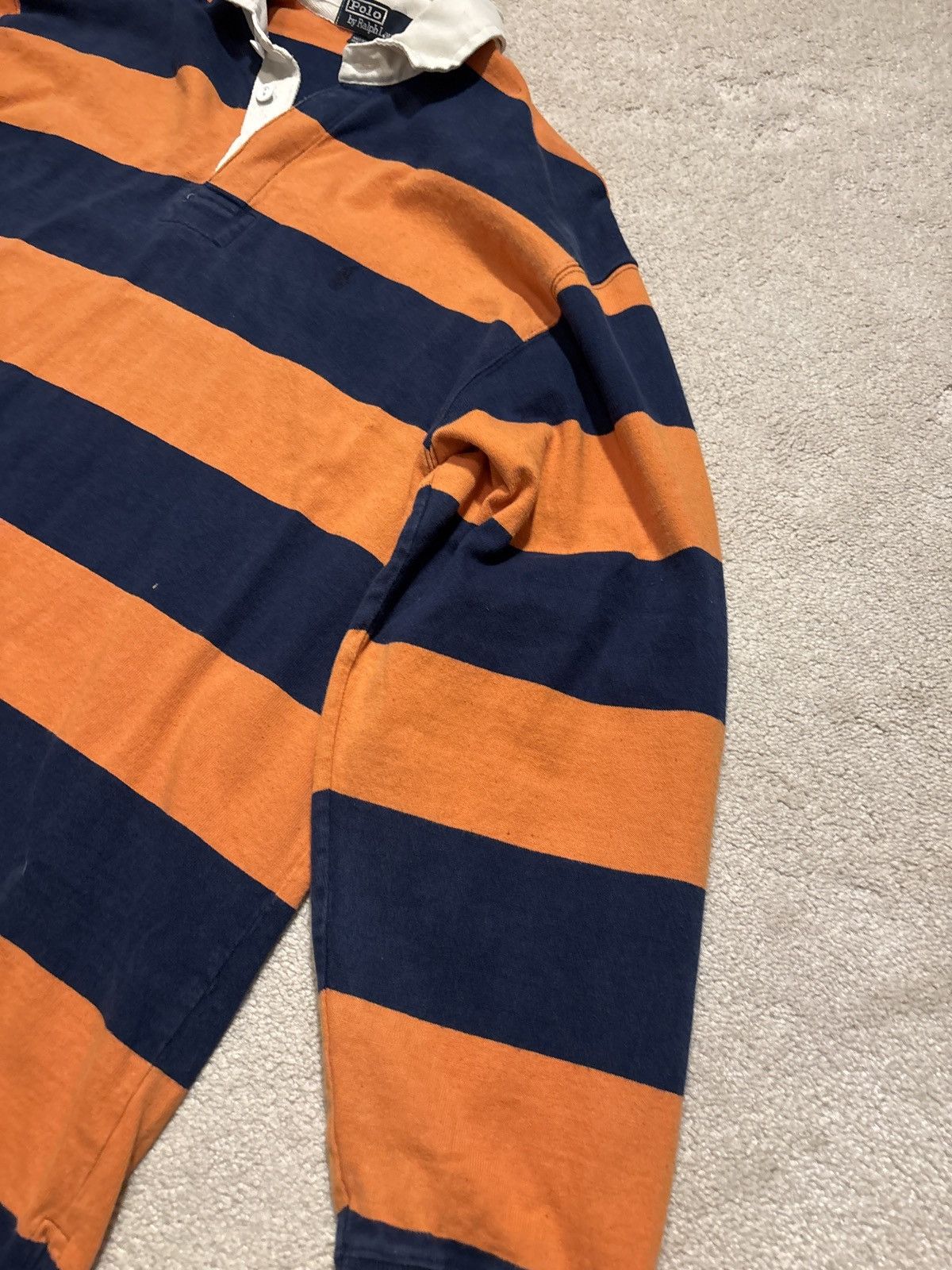 Polo Ralph Lauren Vintage Striped Polo Rugby Size US L / EU 52-54 / 3 - 5 Thumbnail
